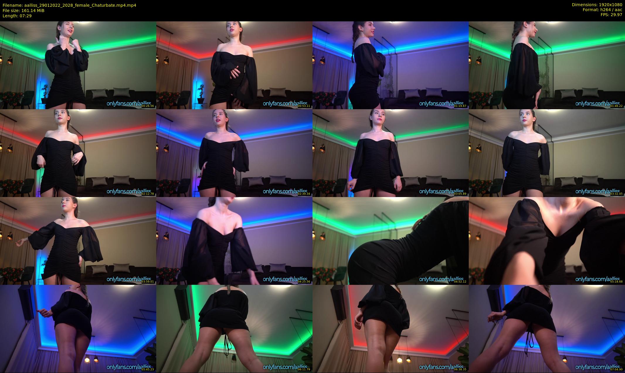 aalliss — 8 minute Chaturbate female cam show recording, 1080p, Jan 29, 2022