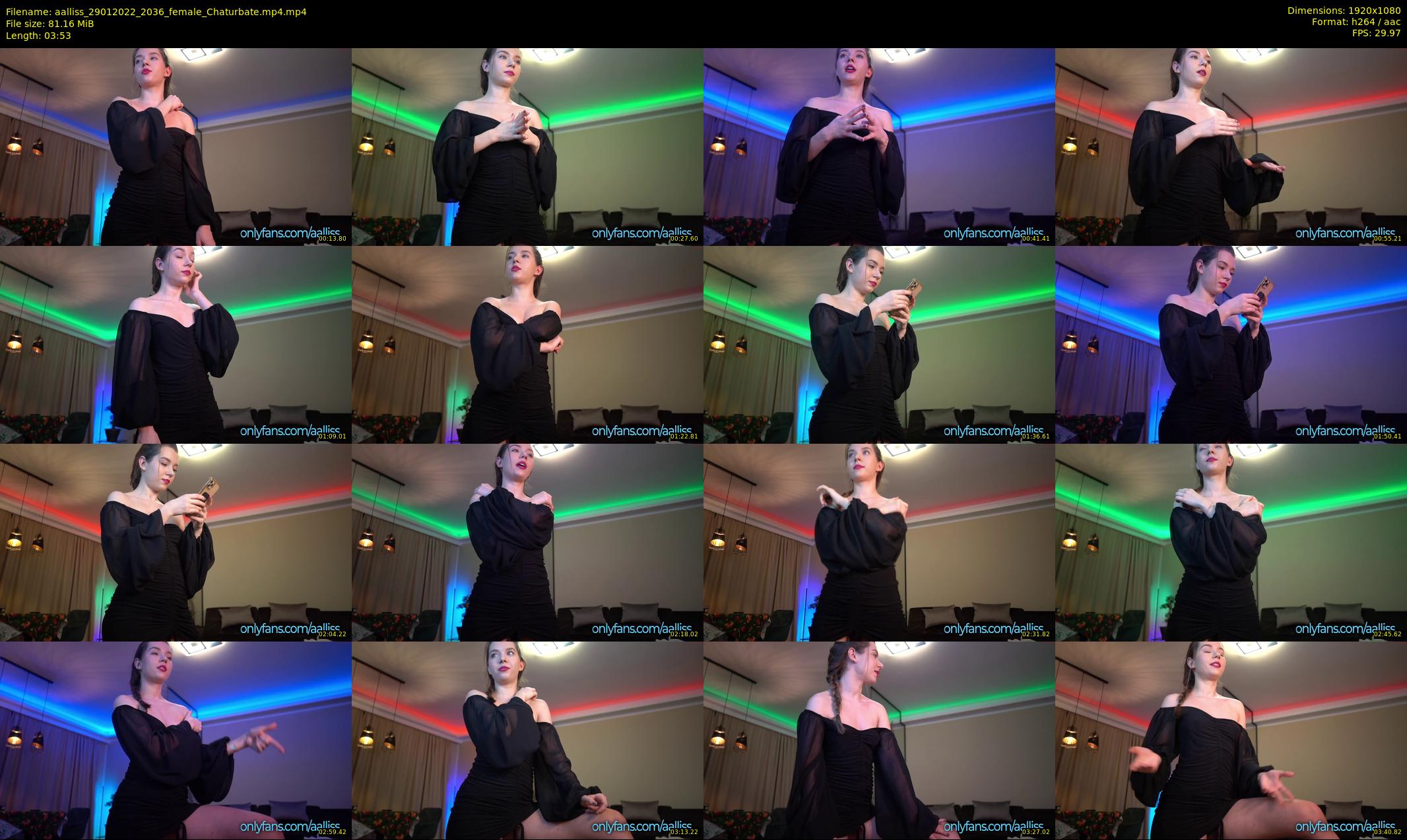 aalliss — 4 minute Chaturbate female cam show recording, 1080p, Jan 29, 2022