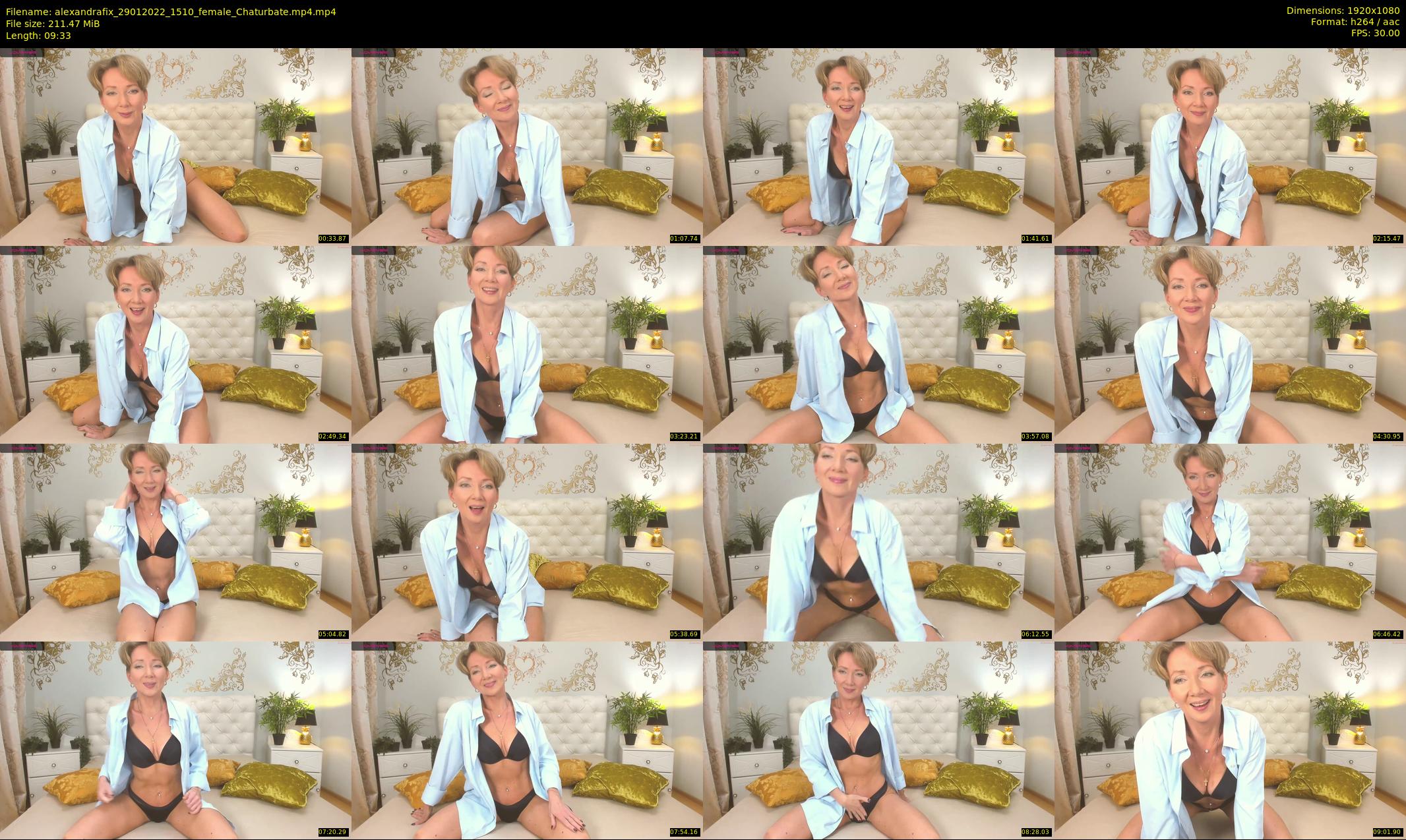 alexandrafix — 10 minute Chaturbate female cam show recording, 1080p, Jan 29, 2022