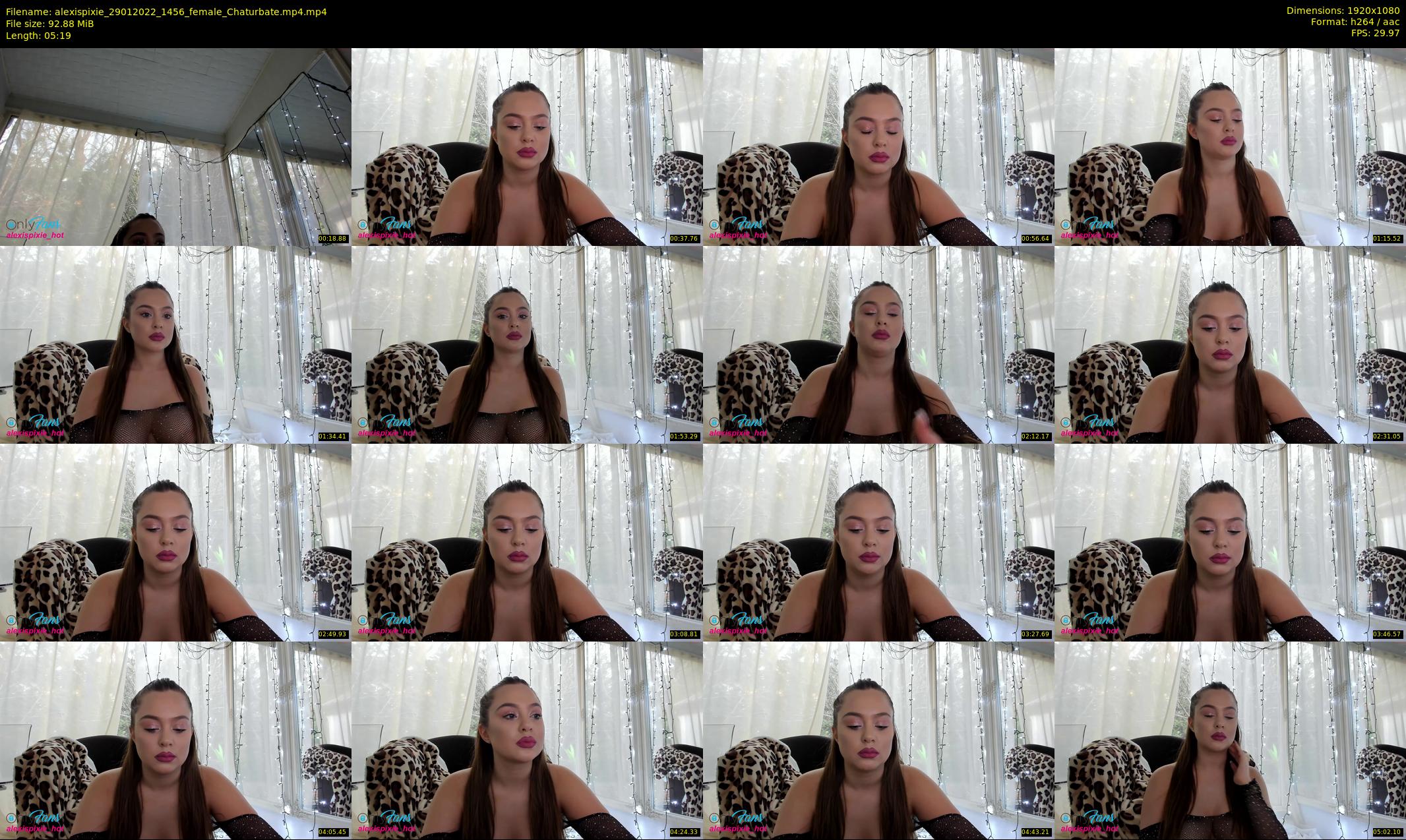 alexispixie — 6 minute Chaturbate female cam show recording, 1080p, Jan 29, 2022