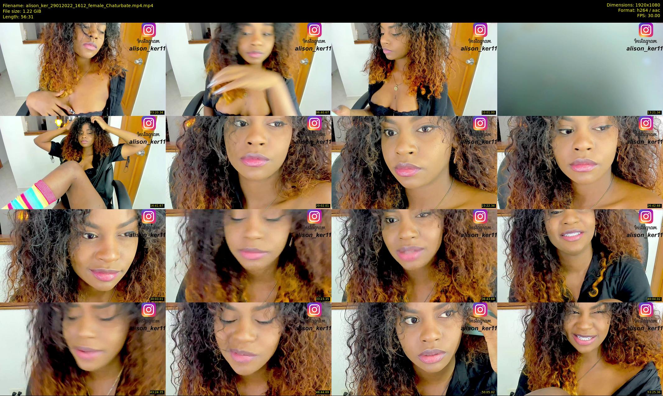 alison_ker — 57 minute Chaturbate female cam show recording, 1080p, Jan 29, 2022