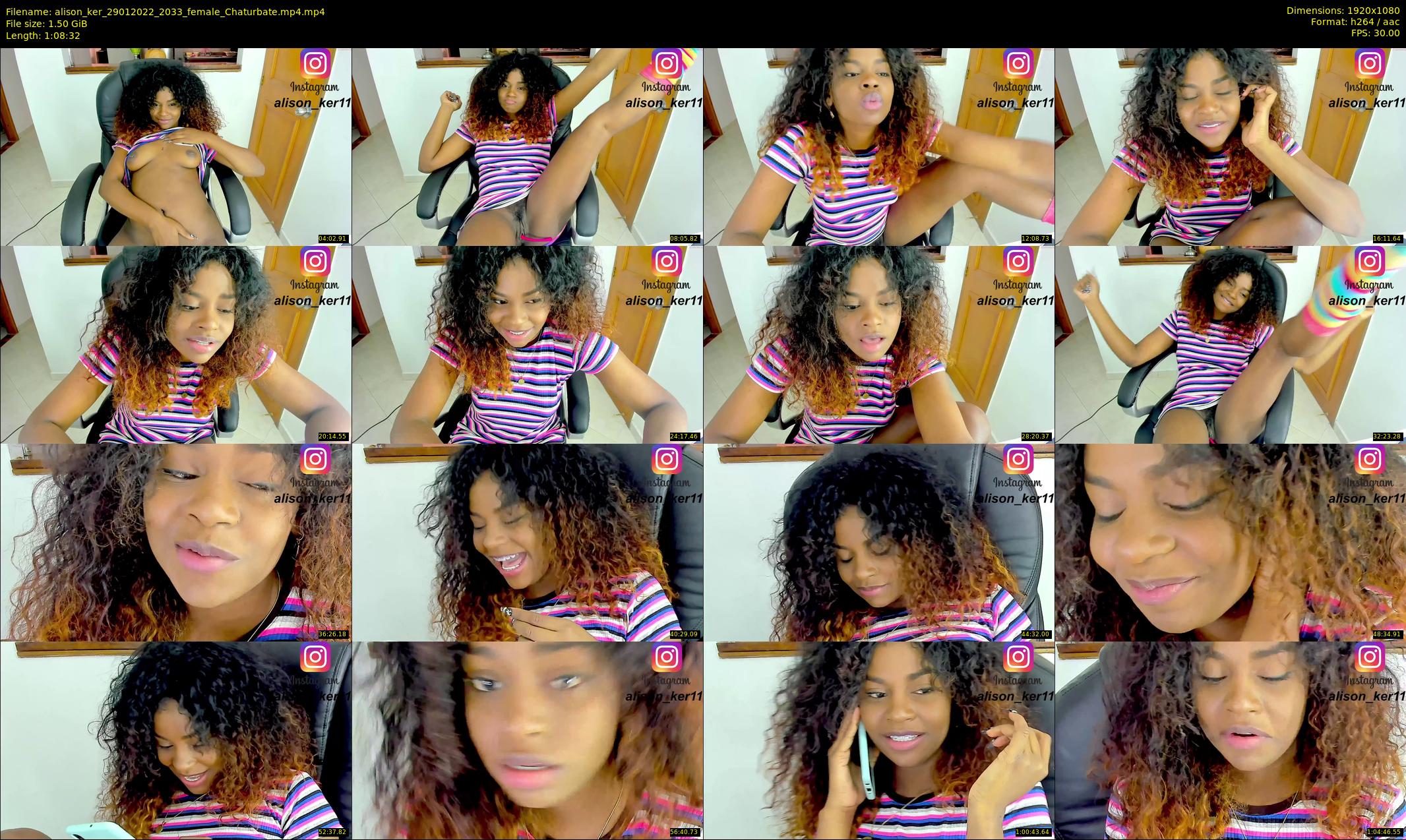 alison_ker — 69 minute Chaturbate female cam show recording, 1080p, Jan 29, 2022