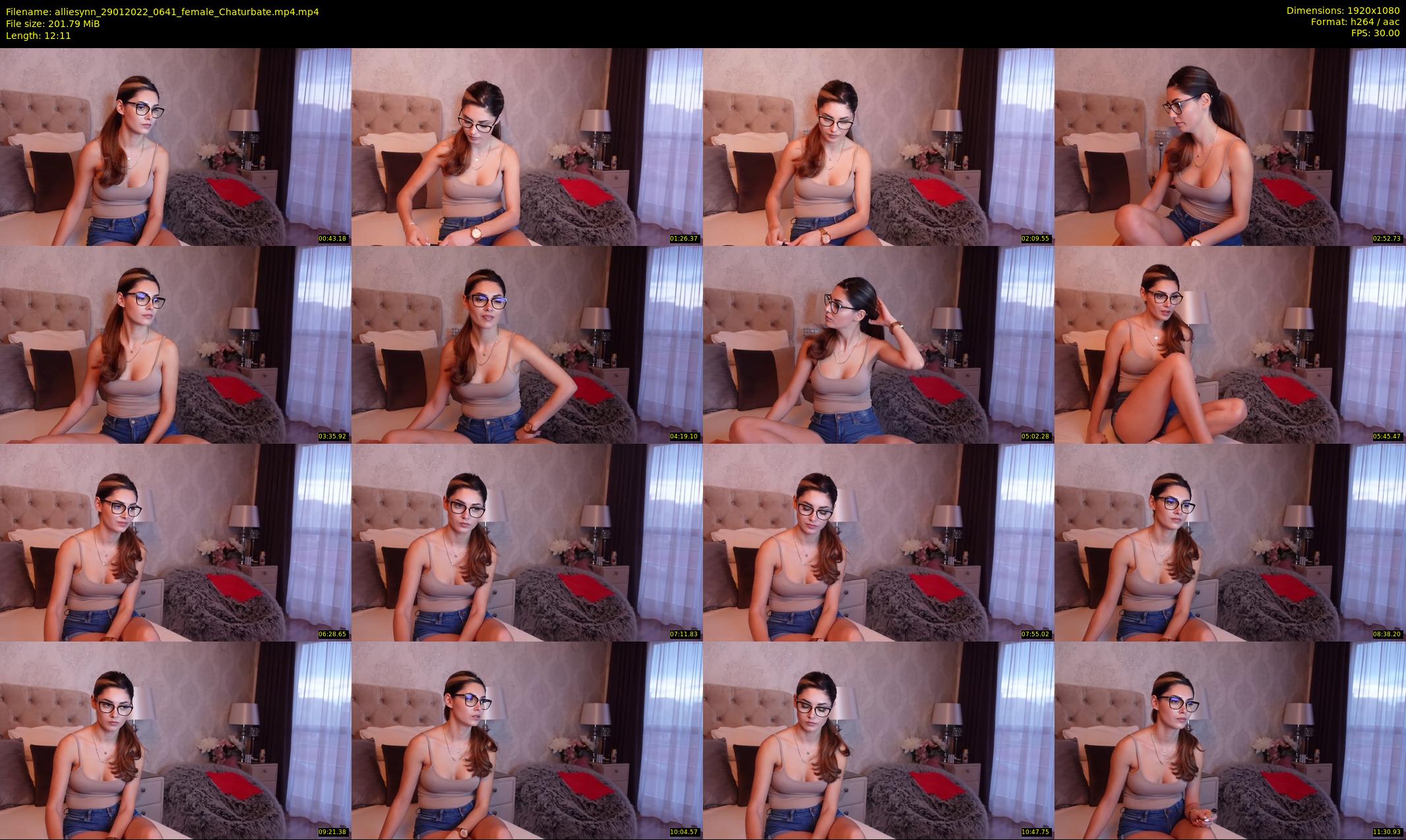 alliesynn — 13 minute Chaturbate female cam show recording, 1080p, Jan 29, 2022