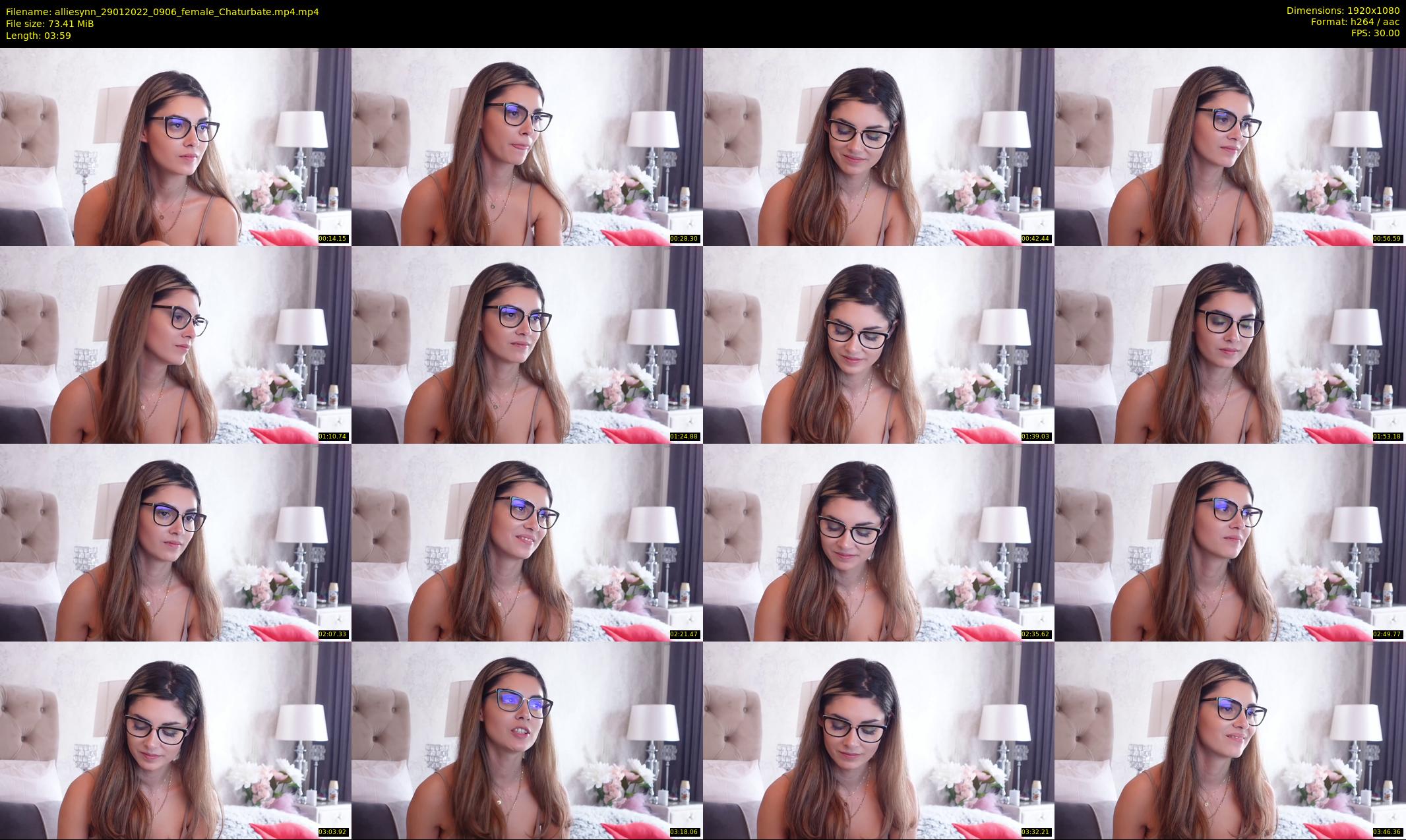 alliesynn — 4 minute Chaturbate female cam show recording, 1080p, Jan 29, 2022