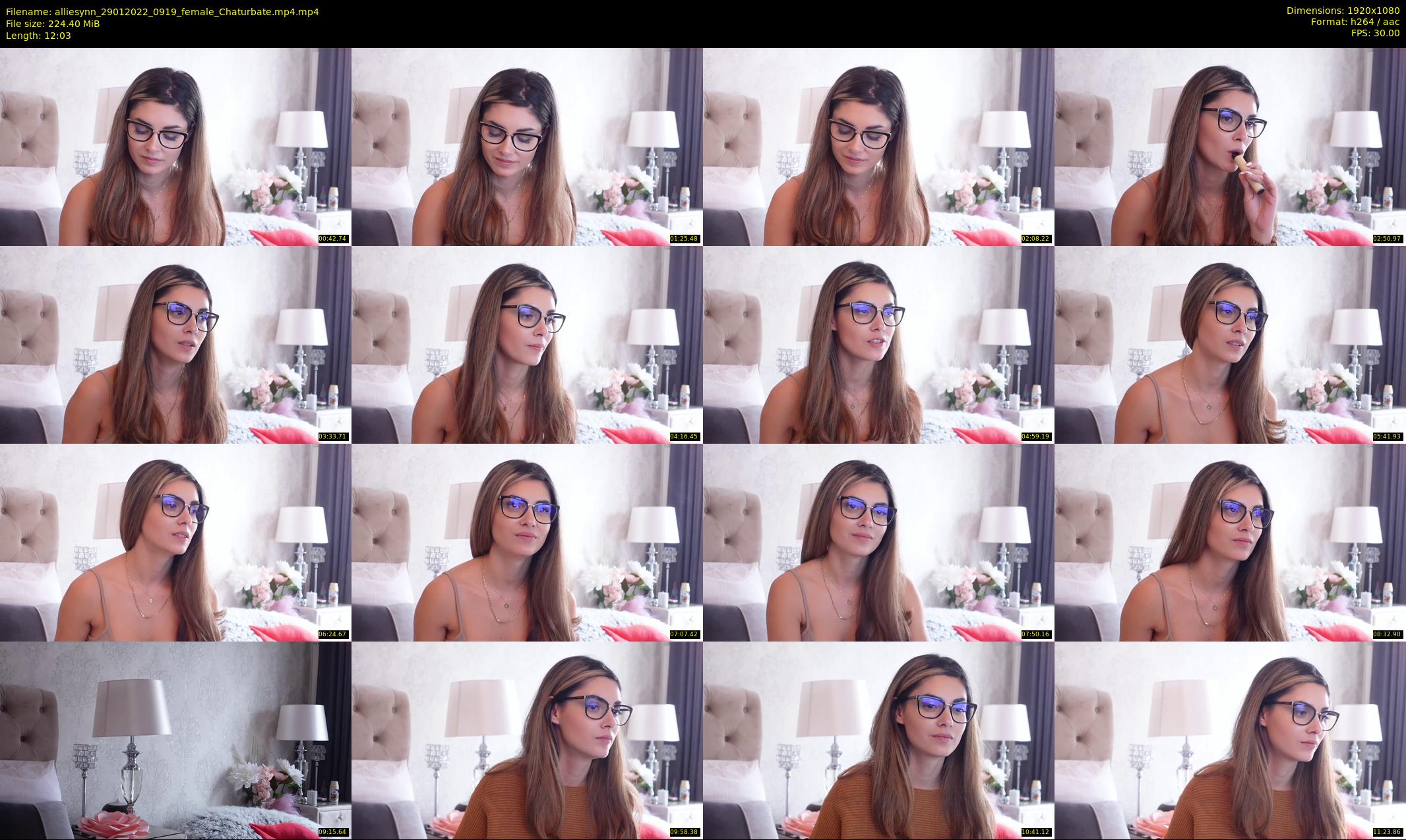 alliesynn — 13 minute Chaturbate female cam show recording, 1080p, Jan 29, 2022