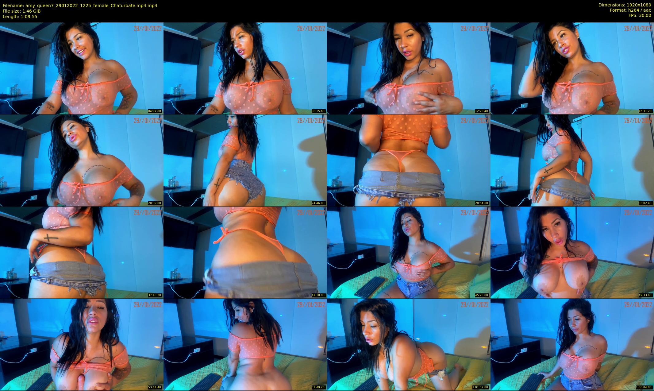 amy_queen7 — 70 minute Chaturbate female cam show recording, 1080p, Jan 29, 2022