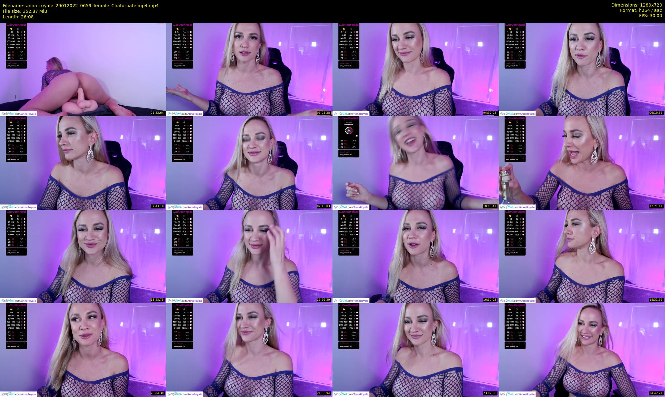 anna_royale — 27 minute Chaturbate female cam show recording, 720p, Jan 29, 2022