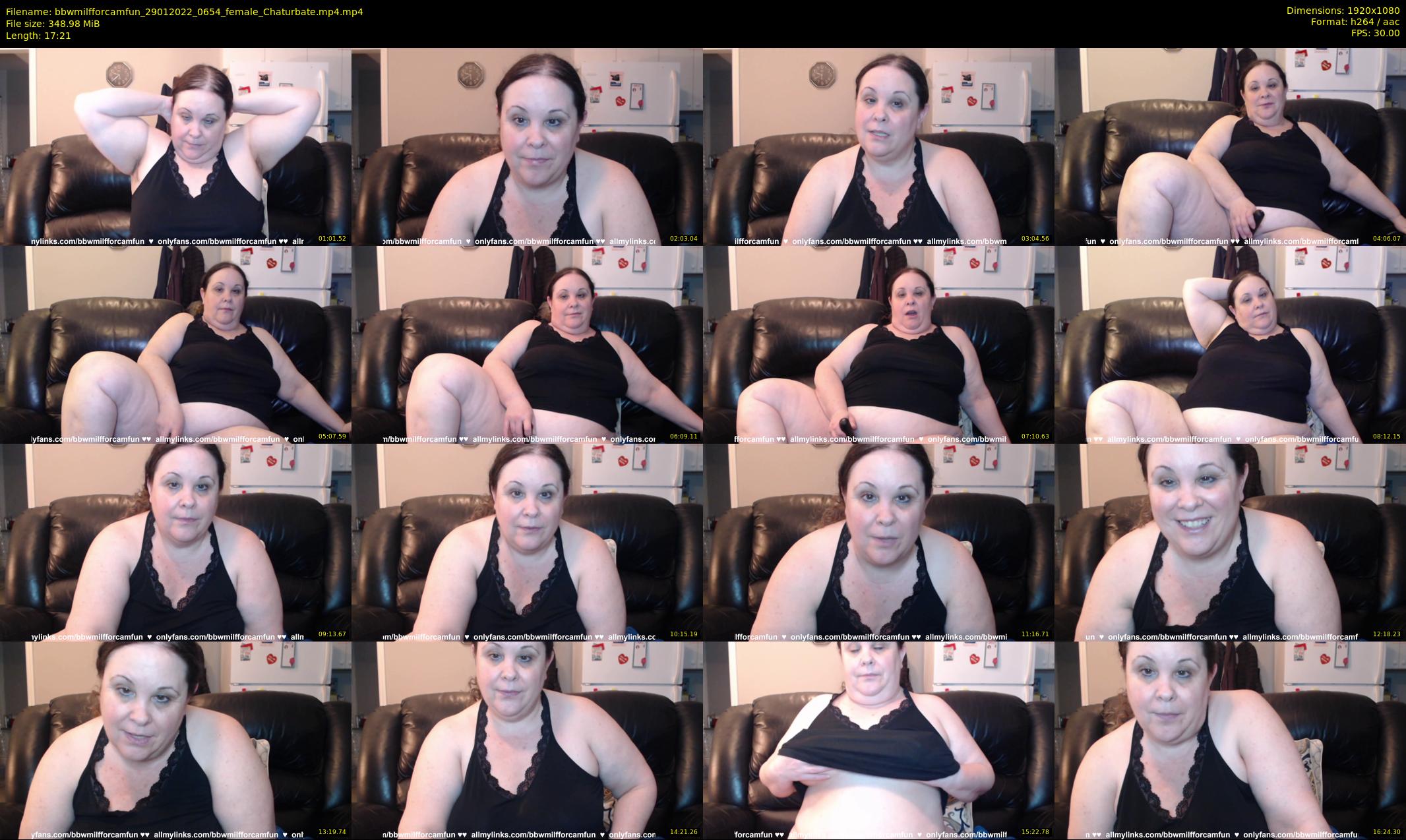 bbwmilfforcamfun — 18 minute Chaturbate female cam show recording, 1080p, Jan 29, 2022