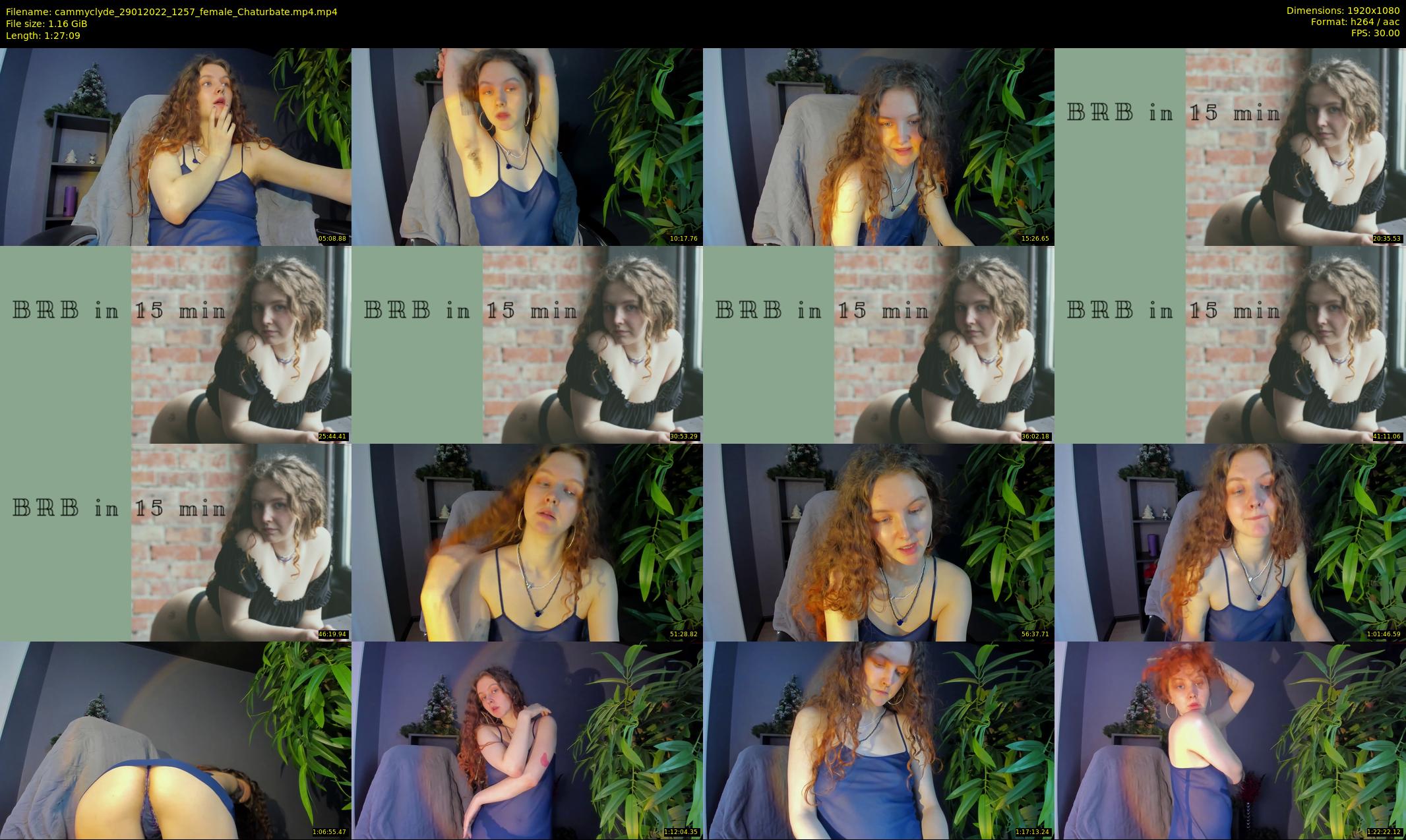 cammyclyde — 88 minute Chaturbate female cam show recording, 1080p, Jan 29, 2022