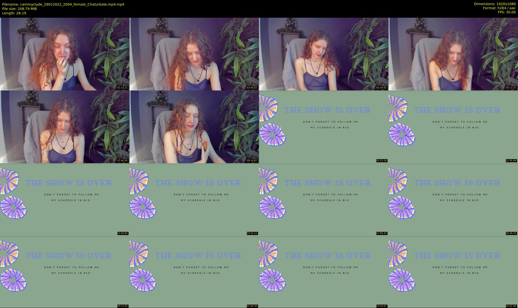 cammyclyde — 27 minute Chaturbate female cam show recording, 1080p, Jan 29, 2022
