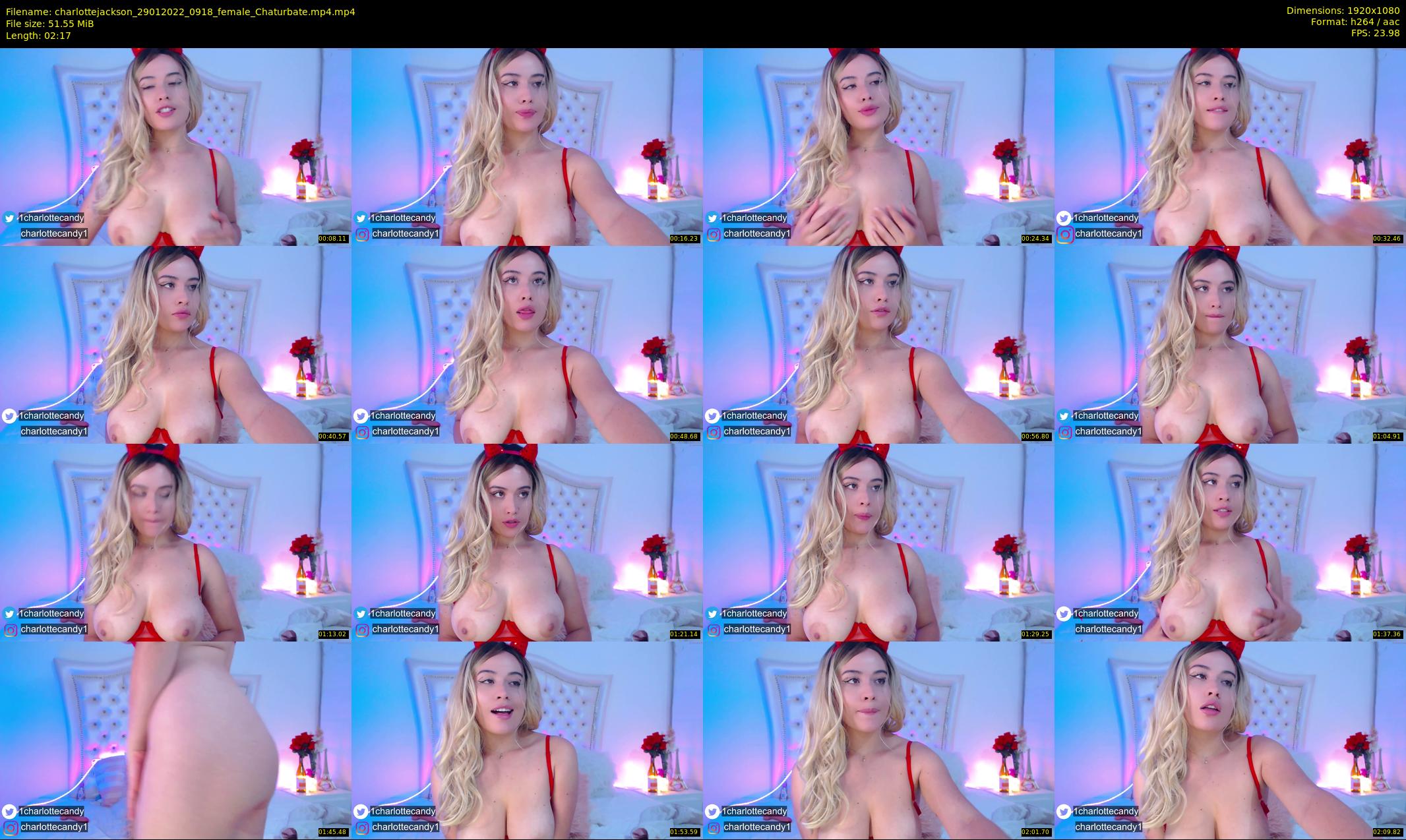 charlottejackson — 3 minute Chaturbate female cam show recording, 1080p, Jan 29, 2022