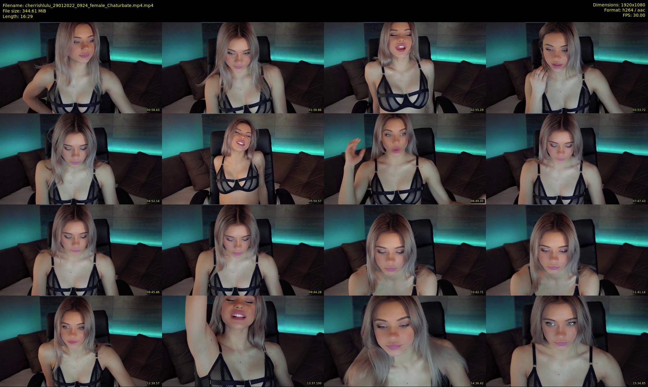 cherrishlulu — 17 minute Chaturbate female cam show recording, 1080p, Jan 29, 2022