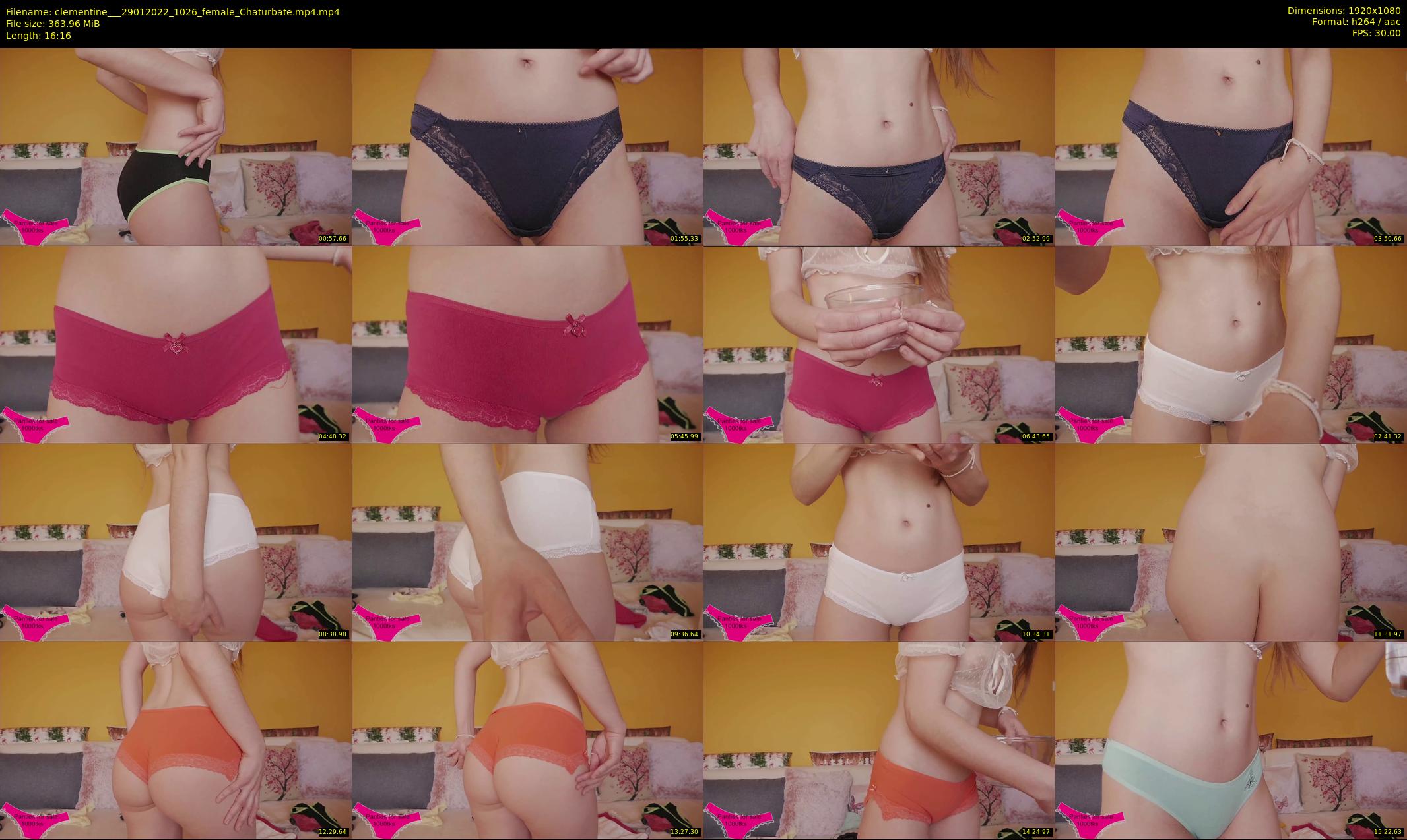 clementine__ — 17 minute Chaturbate female cam show recording, 1080p, Jan 29, 2022