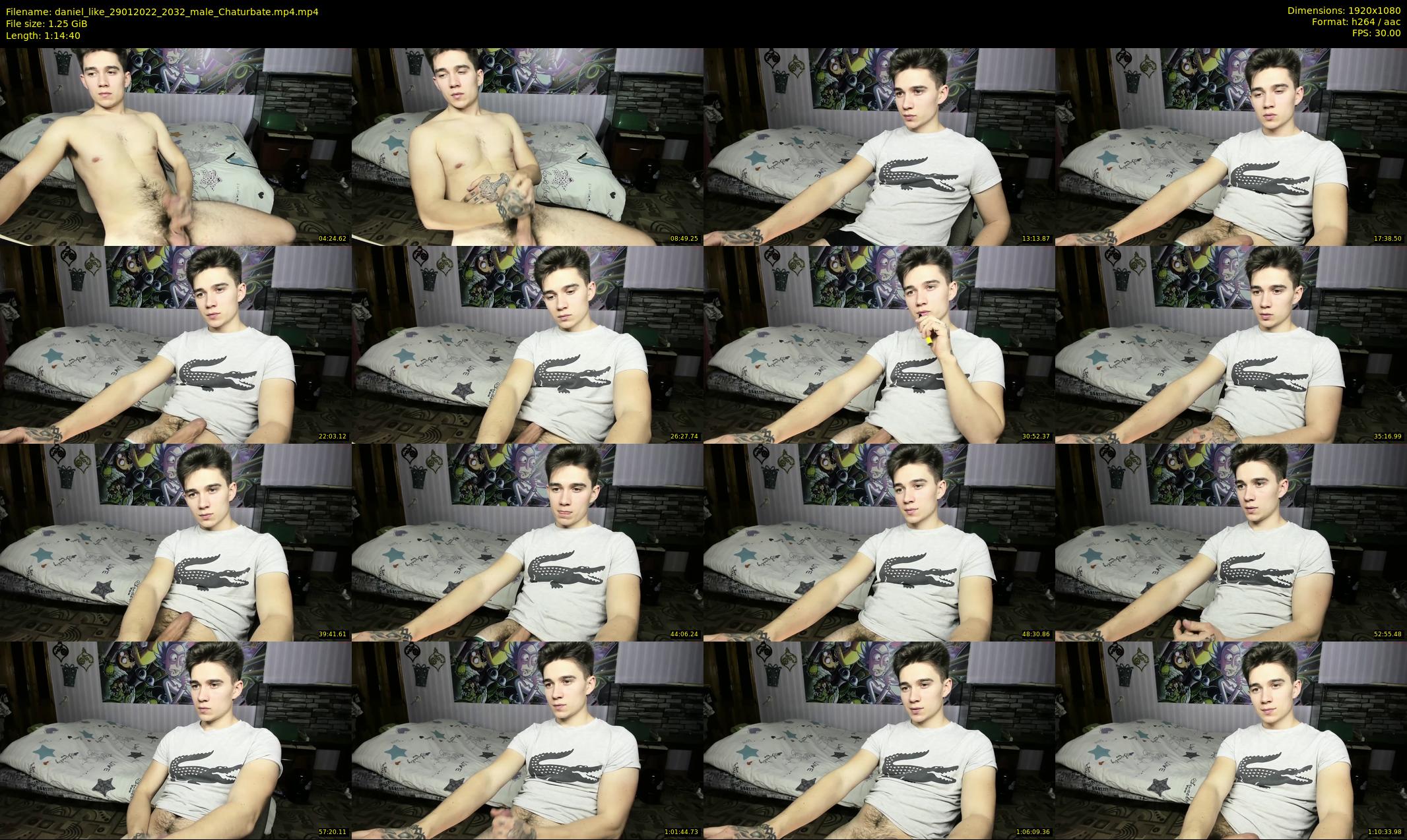 daniel_like — 75 minute Chaturbate male cam show recording, 1080p, Jan 29, 2022
