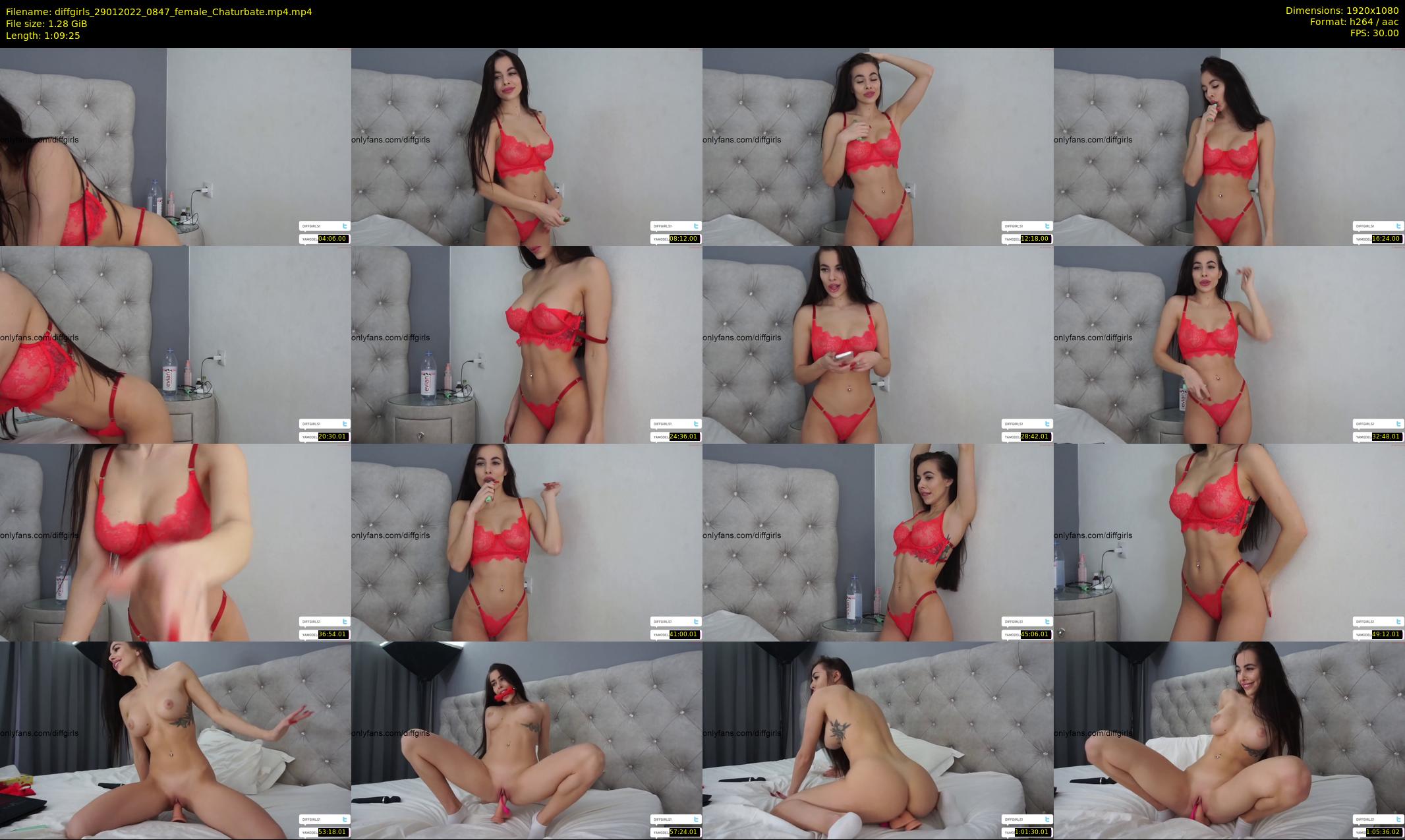 diffgirls — 70 minute Chaturbate female cam show recording, 1080p, Jan 29, 2022