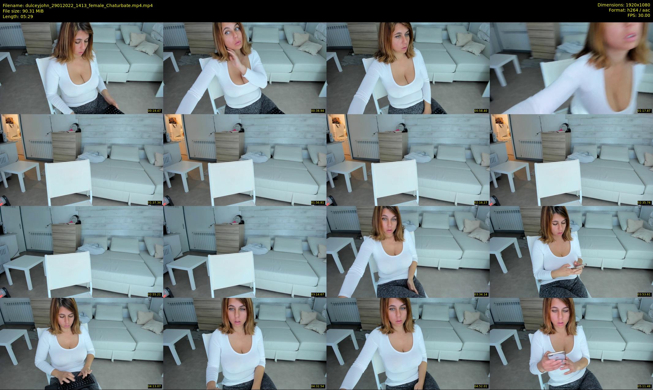 dulceyjohn — 6 minute Chaturbate female cam show recording, 1080p, Jan 29, 2022