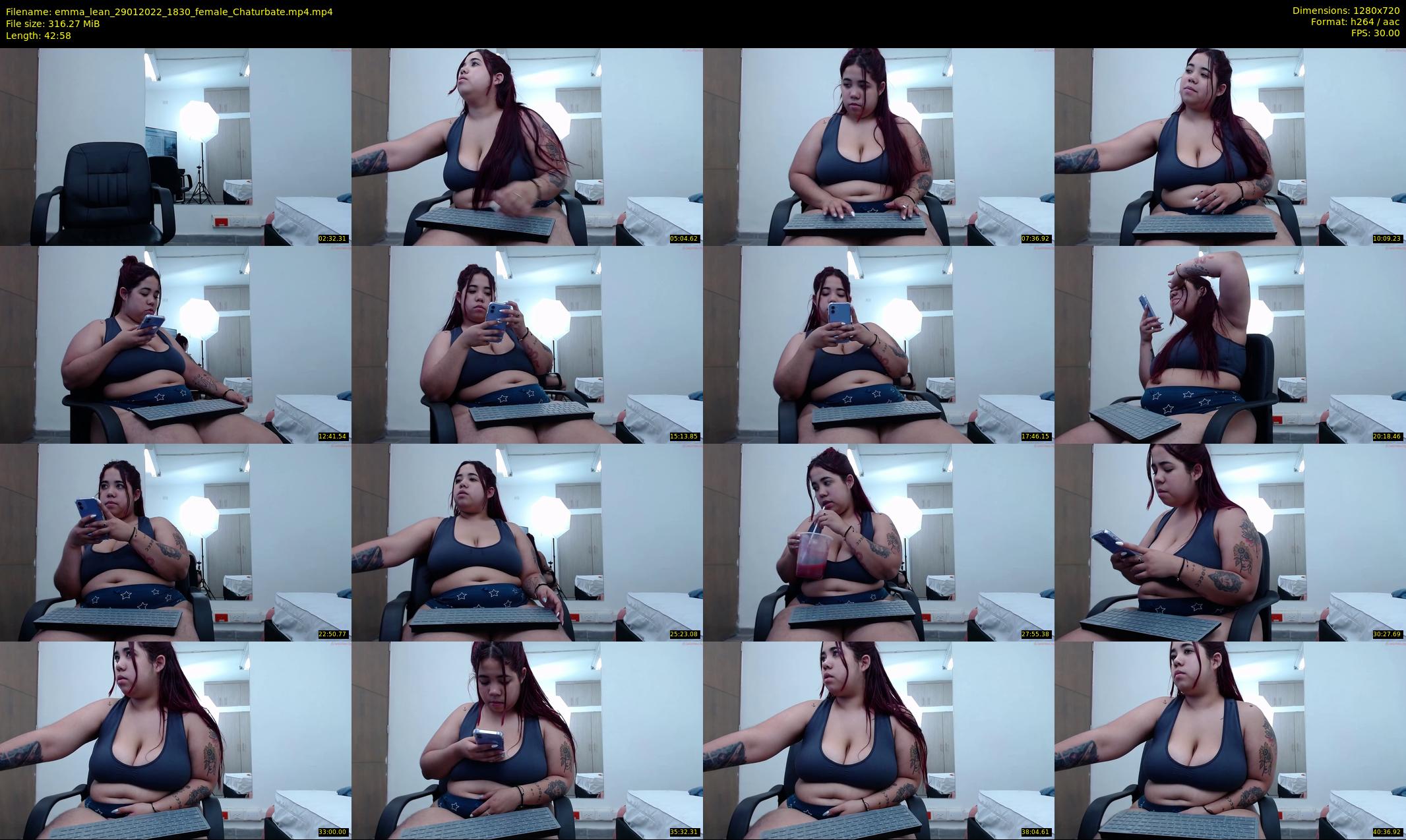 emma_lean — 43 minute Chaturbate female cam show recording, 720p, Jan 29, 2022