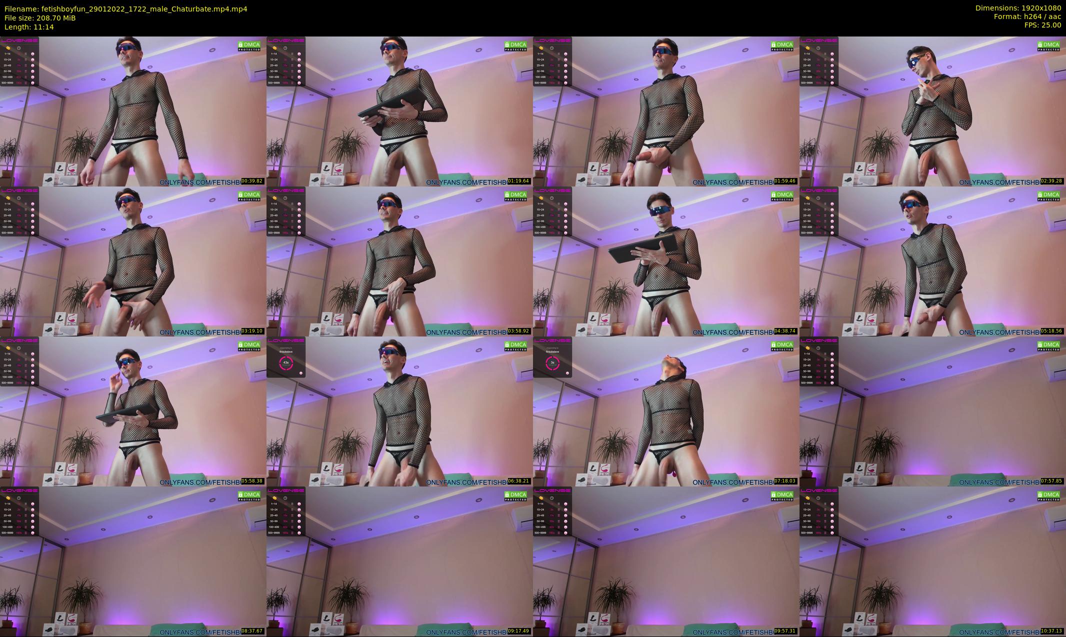 fetishboyfun — 12 minute Chaturbate male cam show recording, 1080p, Jan 29, 2022