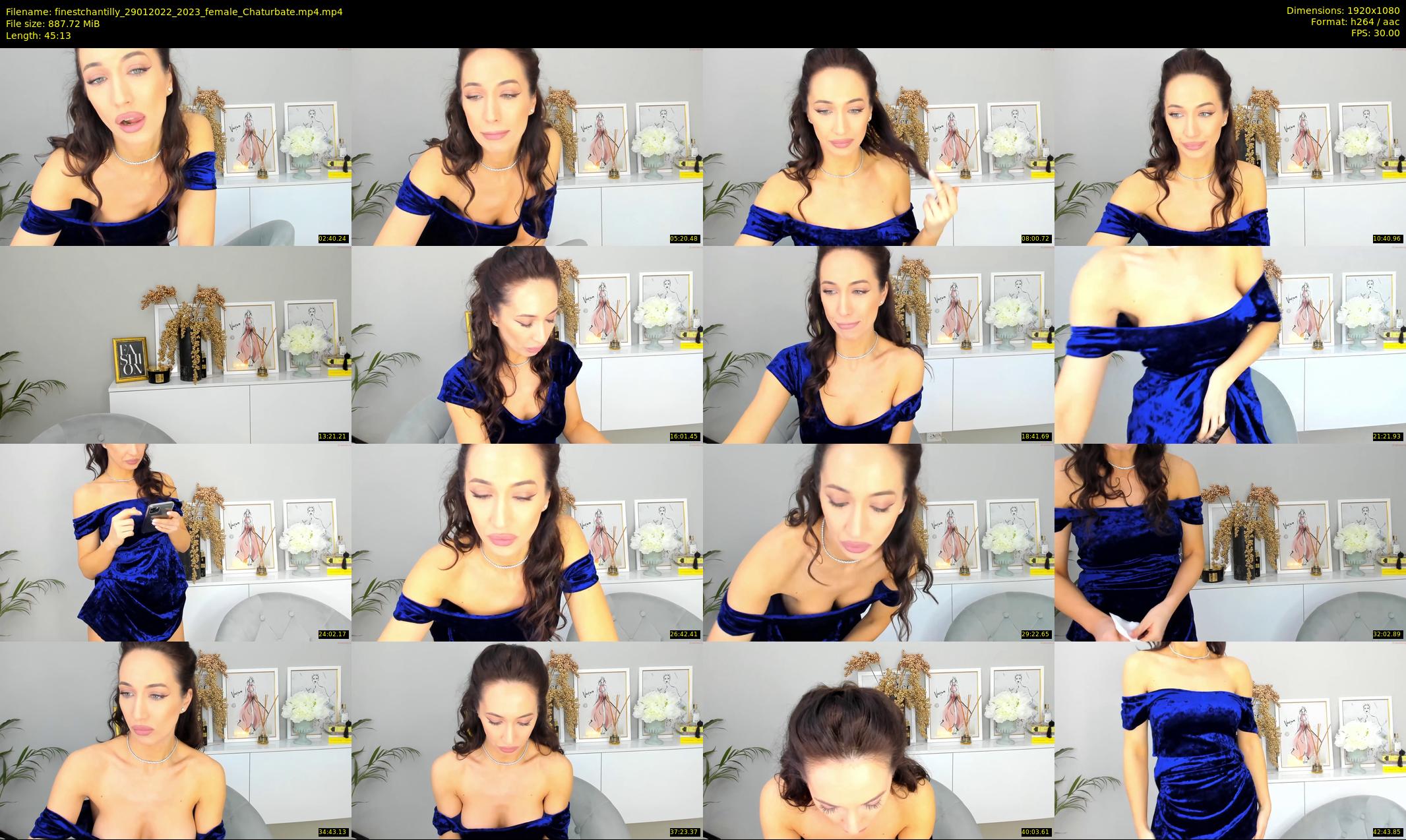 finestchantilly — 46 minute Chaturbate female cam show recording, 1080p, Jan 29, 2022