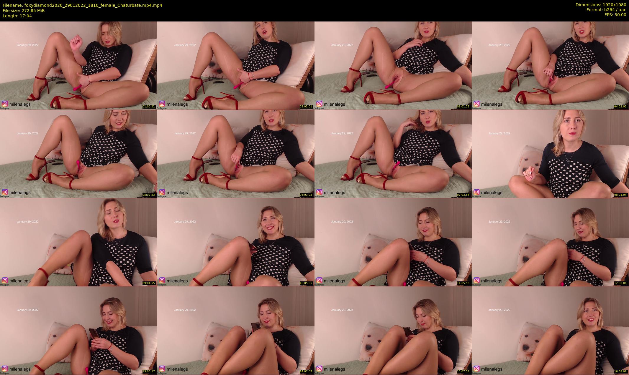 foxydiamond2020 — 18 minute Chaturbate female cam show recording, 1080p, Jan 29, 2022