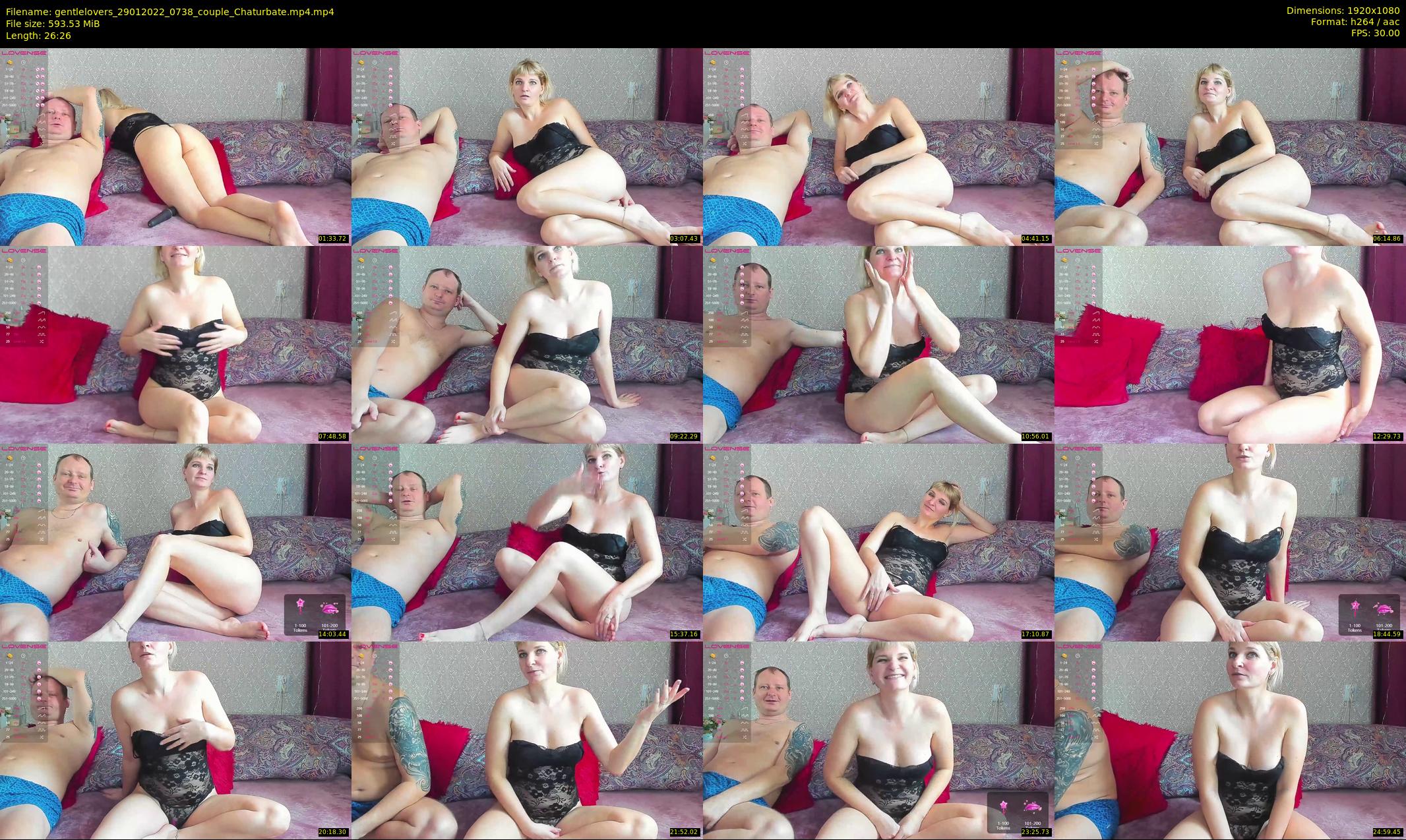 gentlelovers — 27 minute Chaturbate couple cam show recording, 1080p, Jan 29, 2022