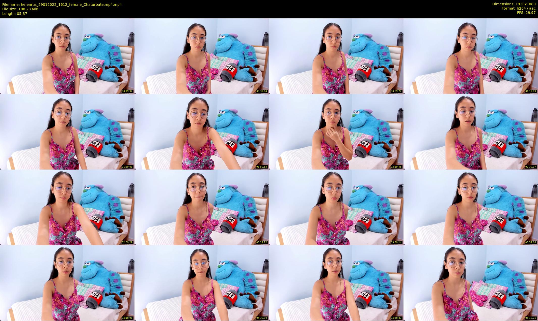 helenrus — 6 minute Chaturbate female cam show recording, 1080p, Jan 29, 2022
