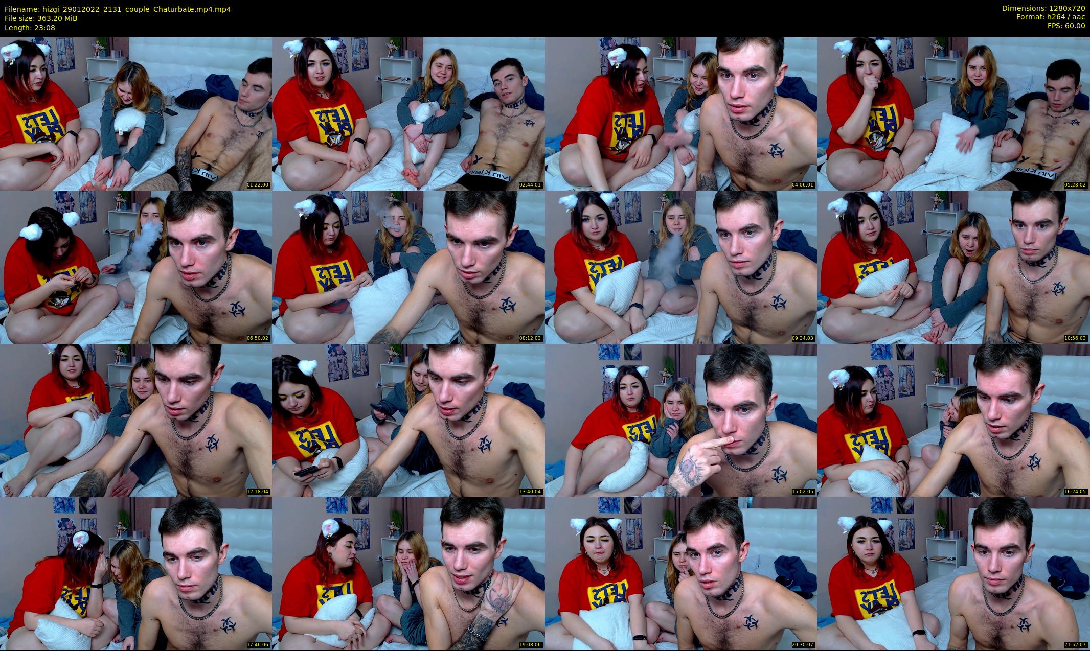 hizgi — 24 minute Chaturbate couple cam show recording, 720p, Jan 29, 2022