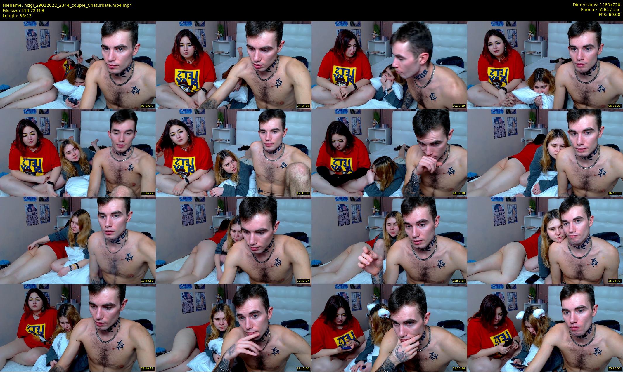 hizgi — 36 minute Chaturbate couple cam show recording, 720p, Jan 29, 2022