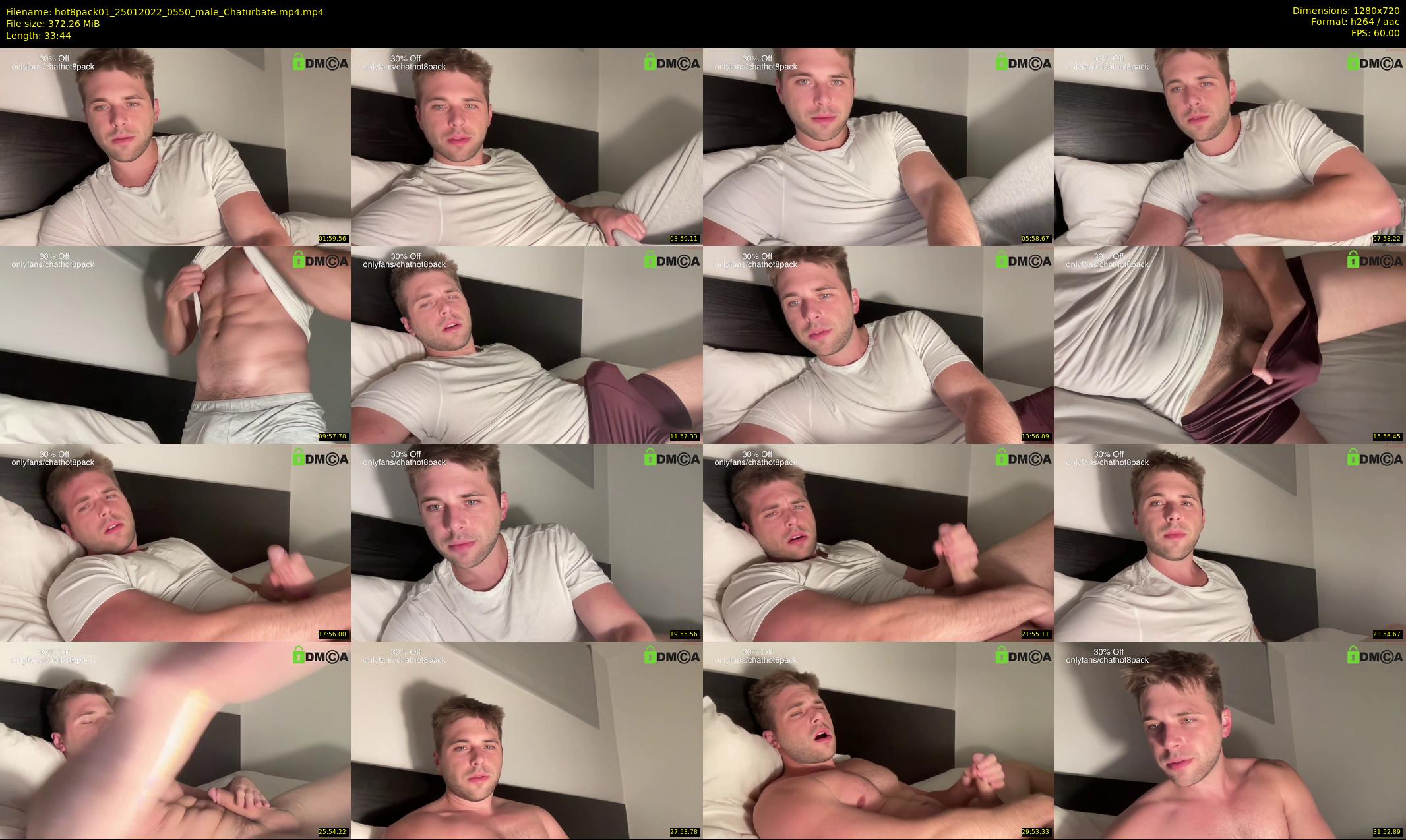 hot8pack01 — 34 minute Chaturbate male cam show recording, 720p, Jan 25, 2022