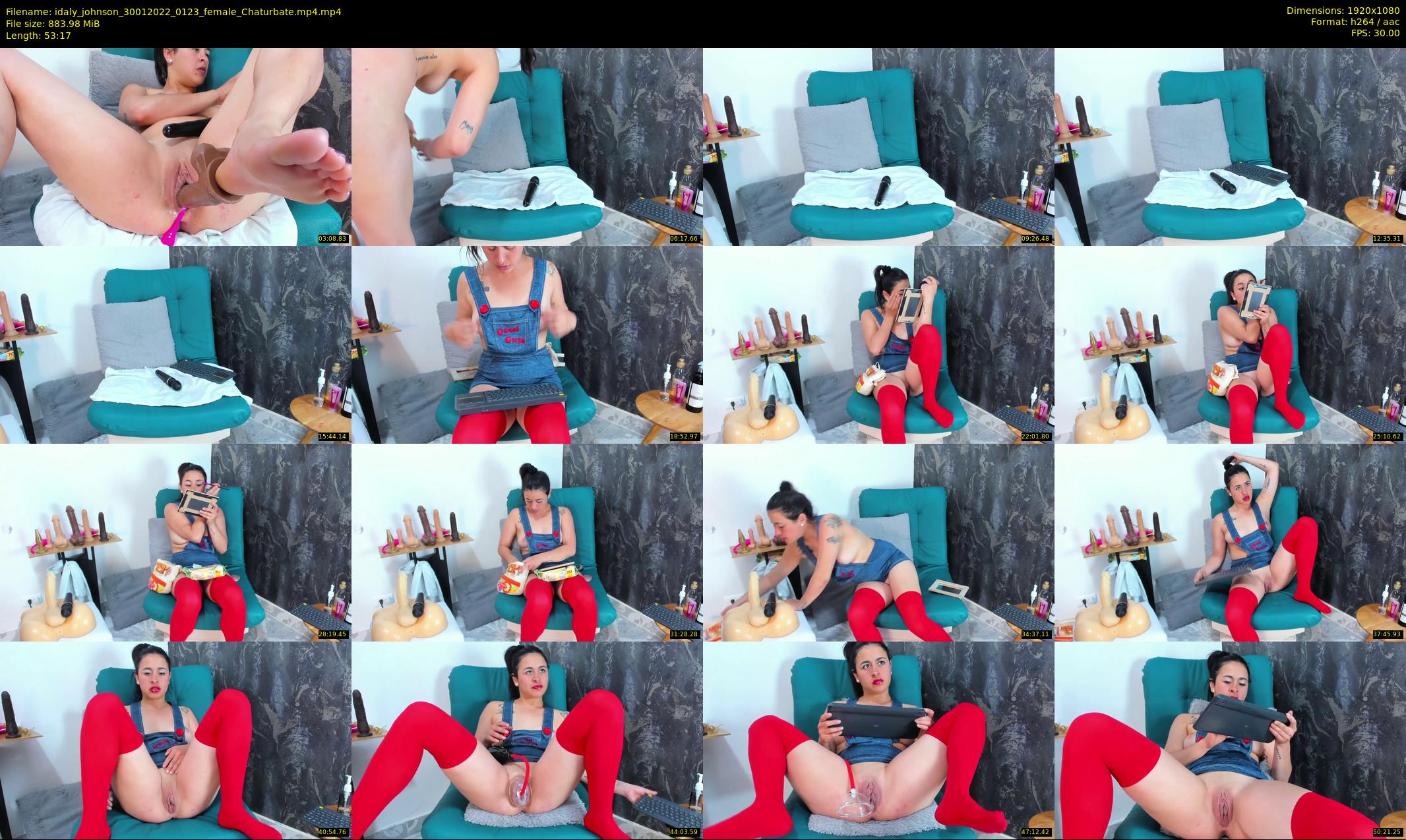 idaly_johnson — 54 minute Chaturbate female cam show recording, 1080p, Jan 30, 2022