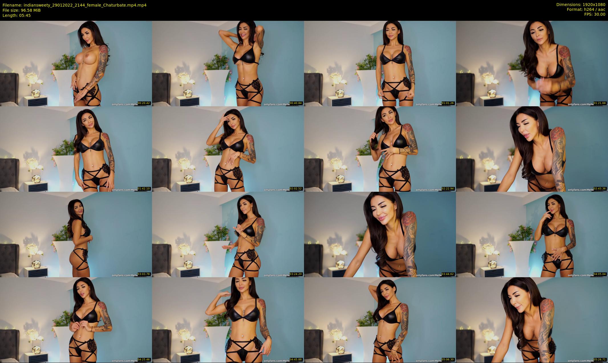indiansweety — 6 minute Chaturbate female cam show recording, 1080p, Jan 29, 2022