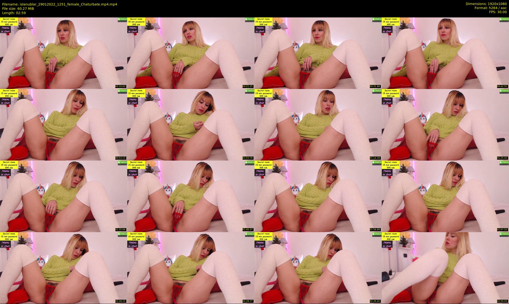 islanublar — 3 minute Chaturbate female cam show recording, 1080p, Jan 29, 2022