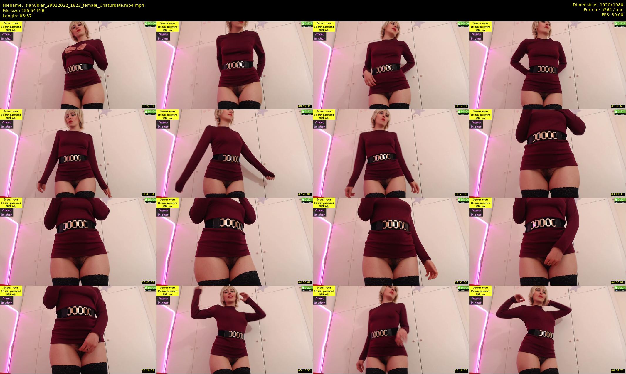 islanublar — 7 minute Chaturbate female cam show recording, 1080p, Jan 29, 2022