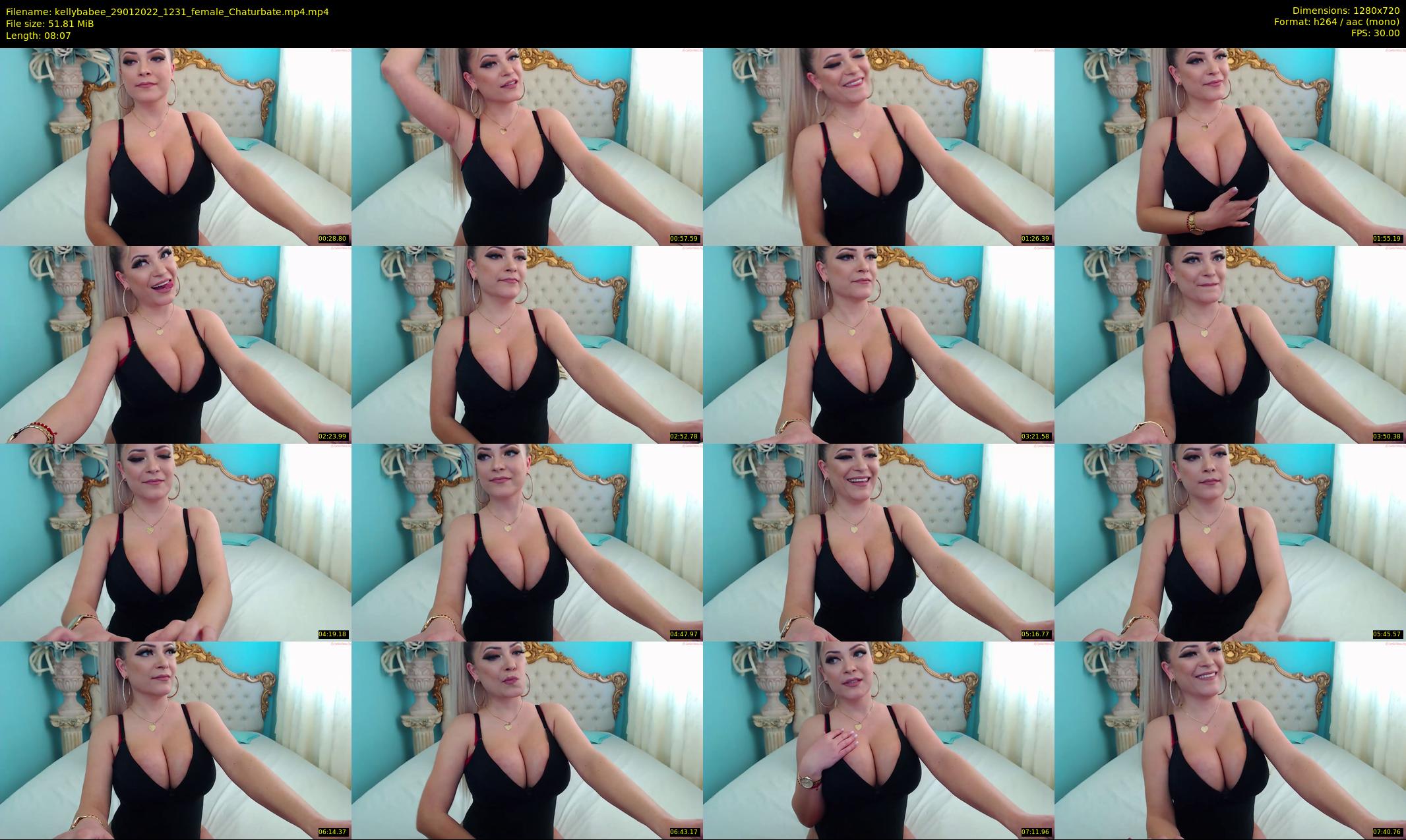 kellybabee — 9 minute Chaturbate female cam show recording, 720p, Jan 29, 2022