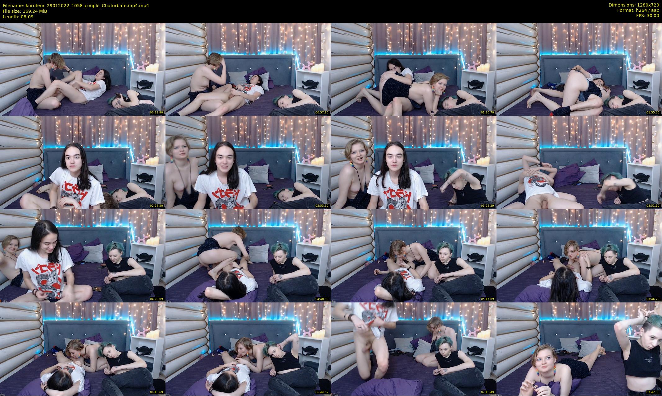 kuroteur — 9 minute Chaturbate couple cam show recording, 720p, Jan 29, 2022