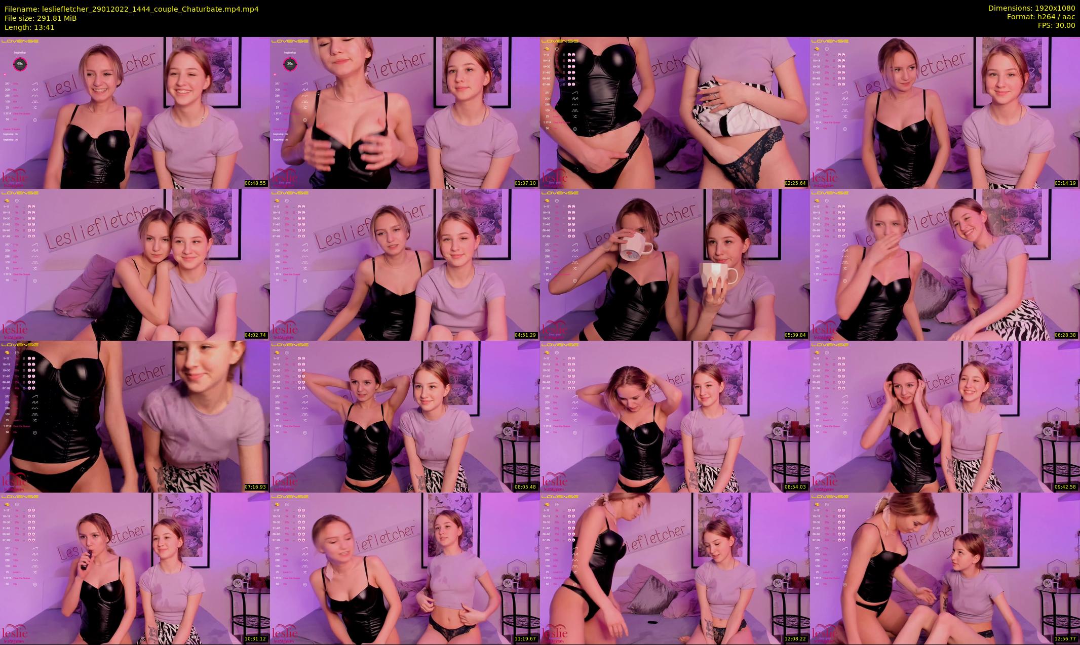 lesliefletcher — 14 minute Chaturbate couple cam show recording, 1080p, Jan 29, 2022
