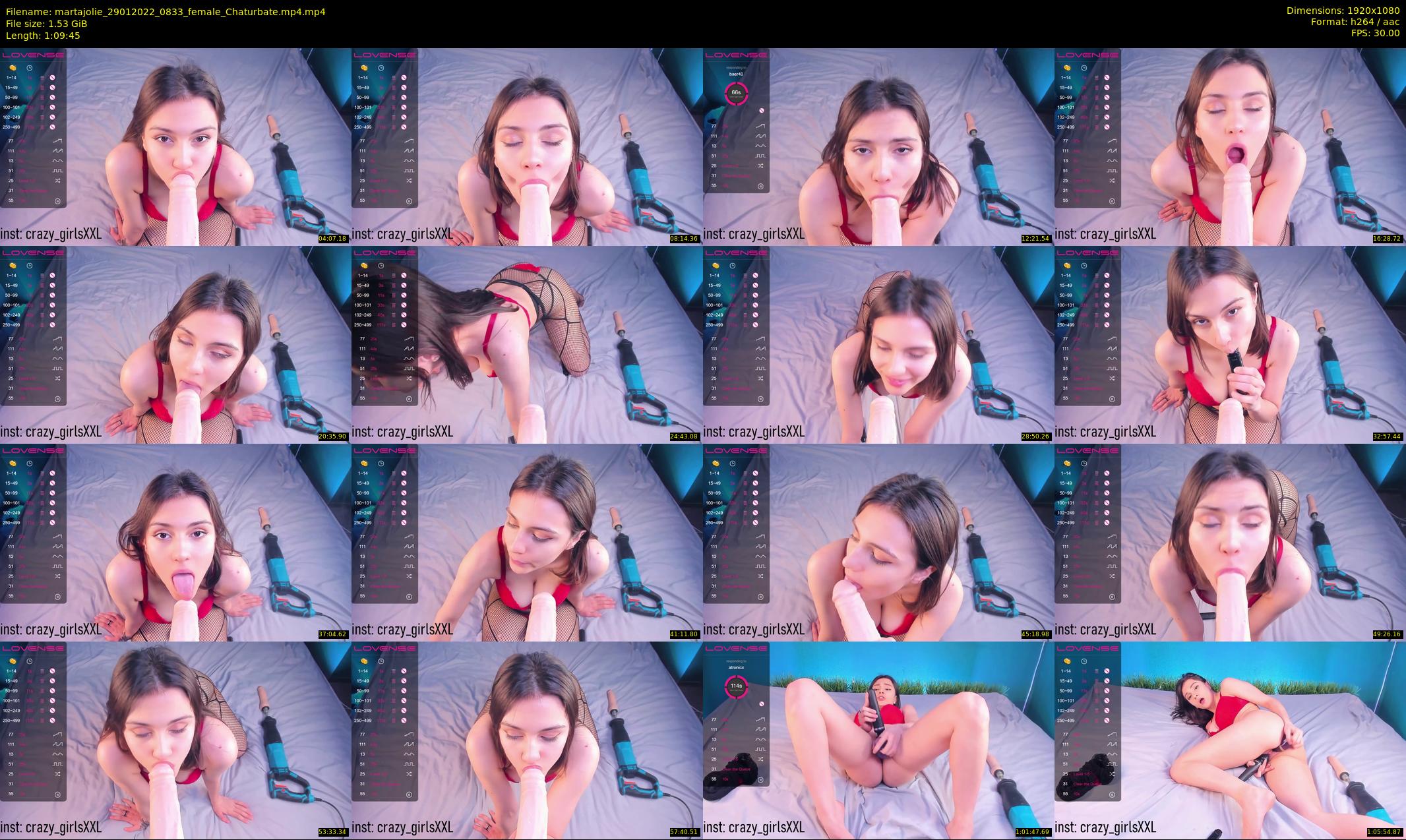martajolie — 70 minute Chaturbate female cam show recording, 1080p, Jan 29, 2022