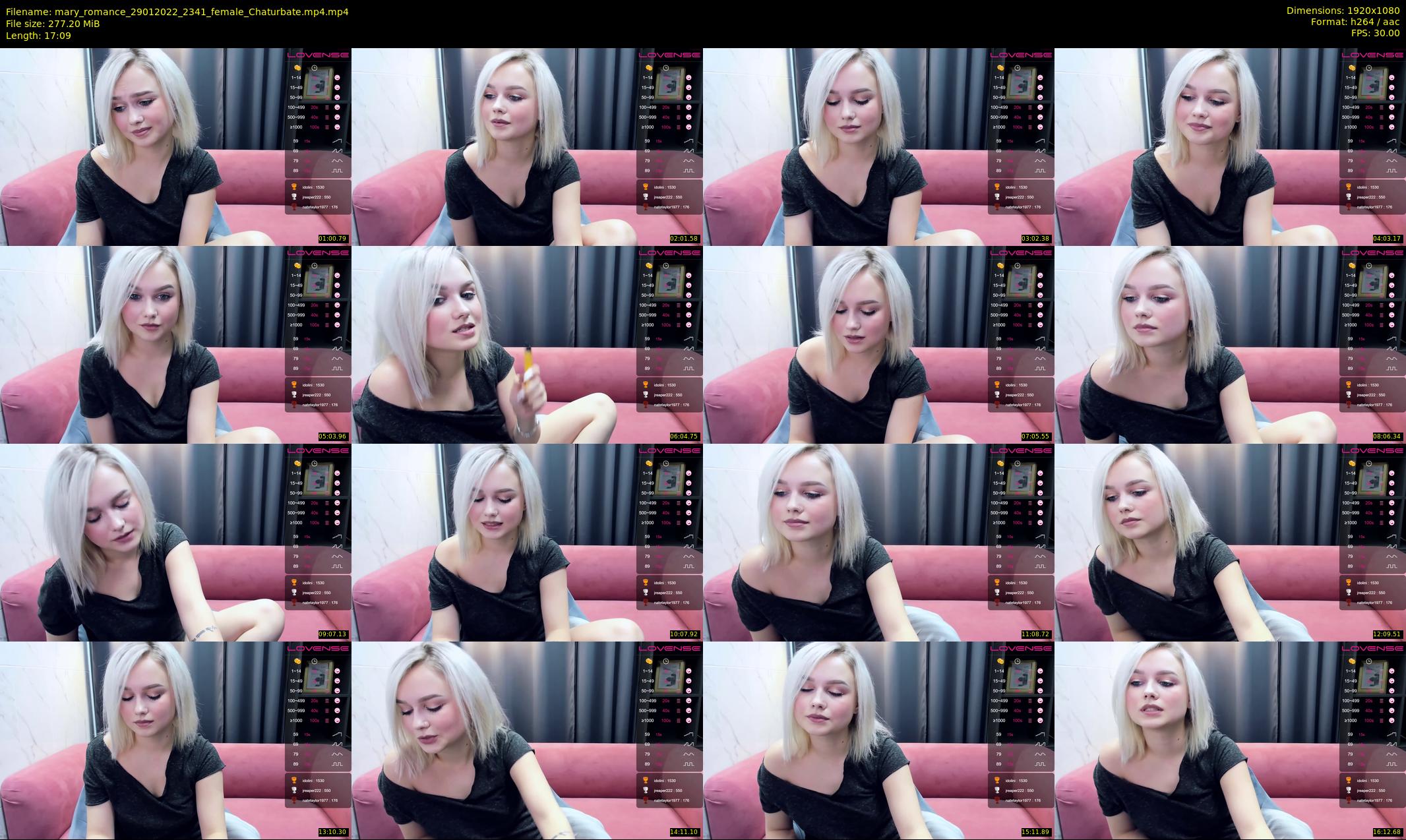 mary_romance — 18 minute Chaturbate female cam show recording, 1080p, Jan 29, 2022