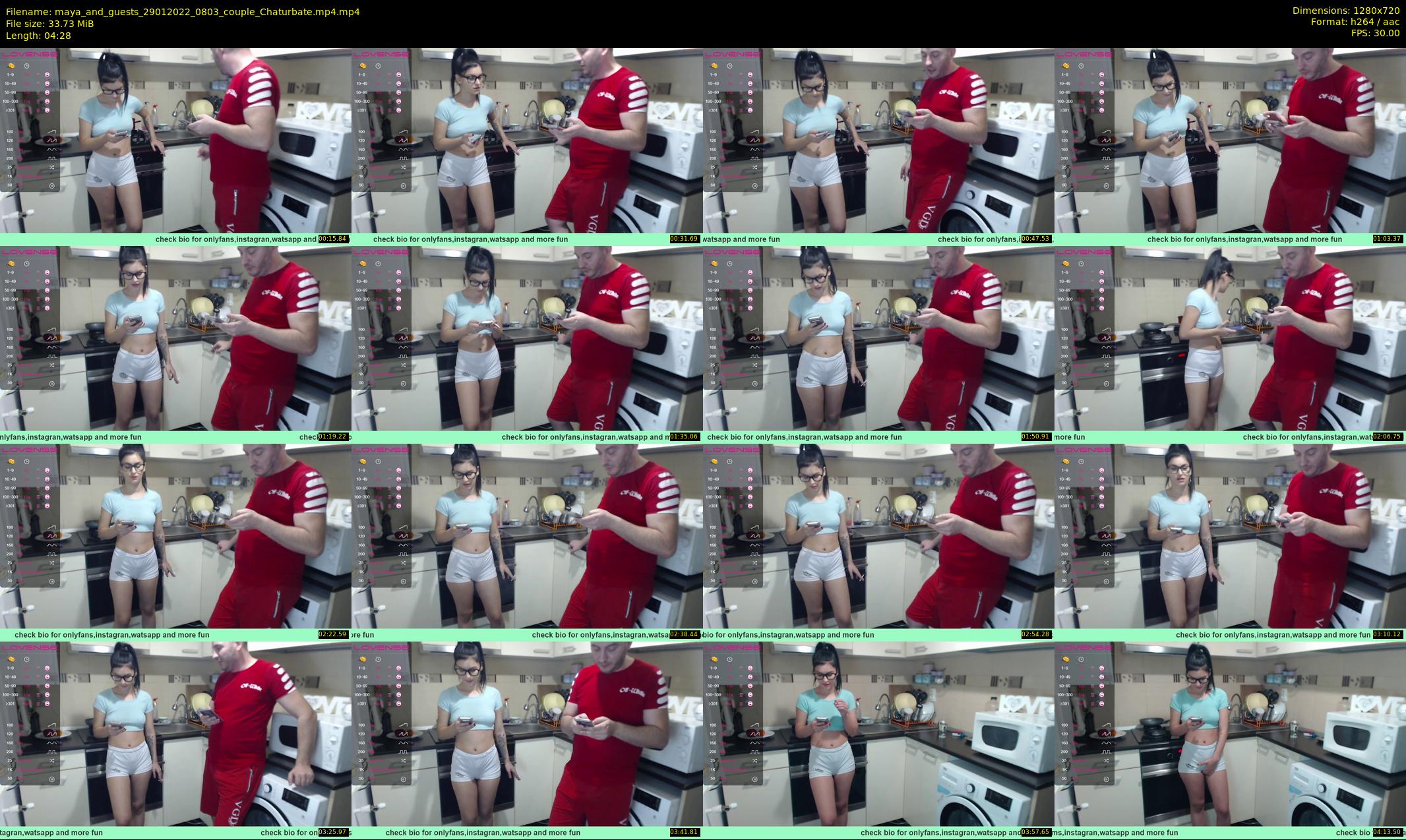 maya_and_guests — 5 minute Chaturbate couple cam show recording, 720p, Jan 29, 2022
