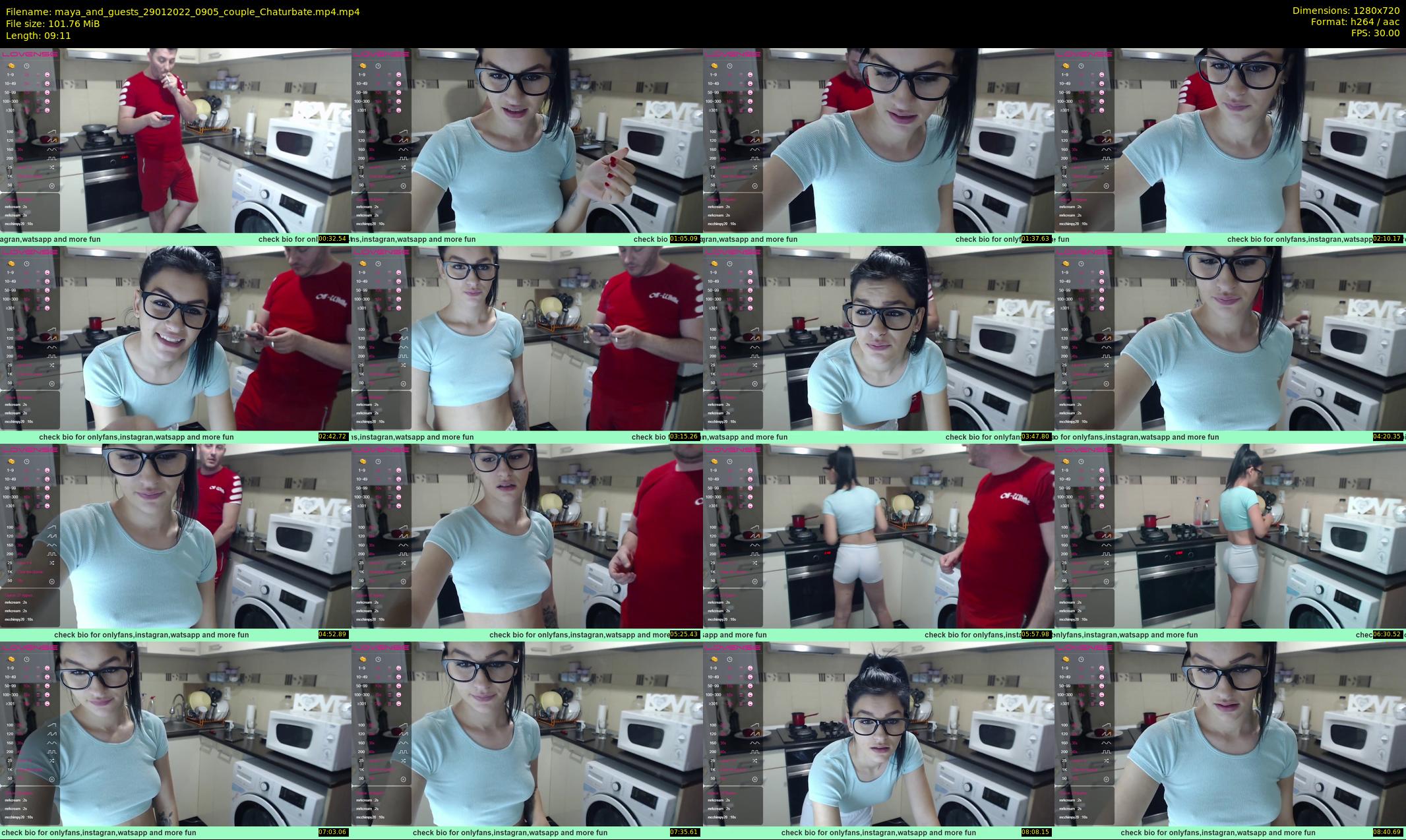 maya_and_guests — 10 minute Chaturbate couple cam show recording, 720p, Jan 29, 2022