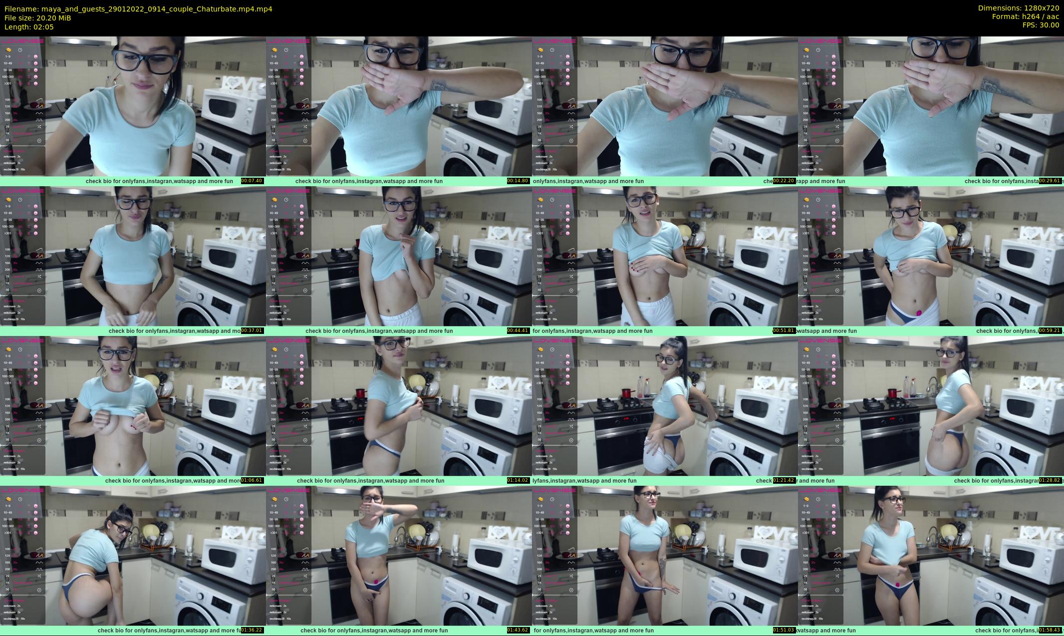 maya_and_guests — 3 minute Chaturbate couple cam show recording, 720p, Jan 29, 2022