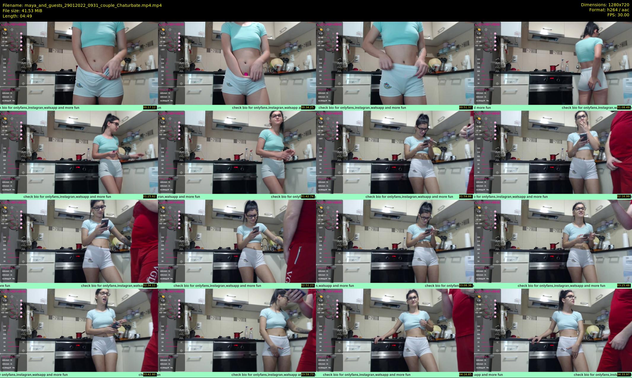 maya_and_guests — 5 minute Chaturbate couple cam show recording, 720p, Jan 29, 2022