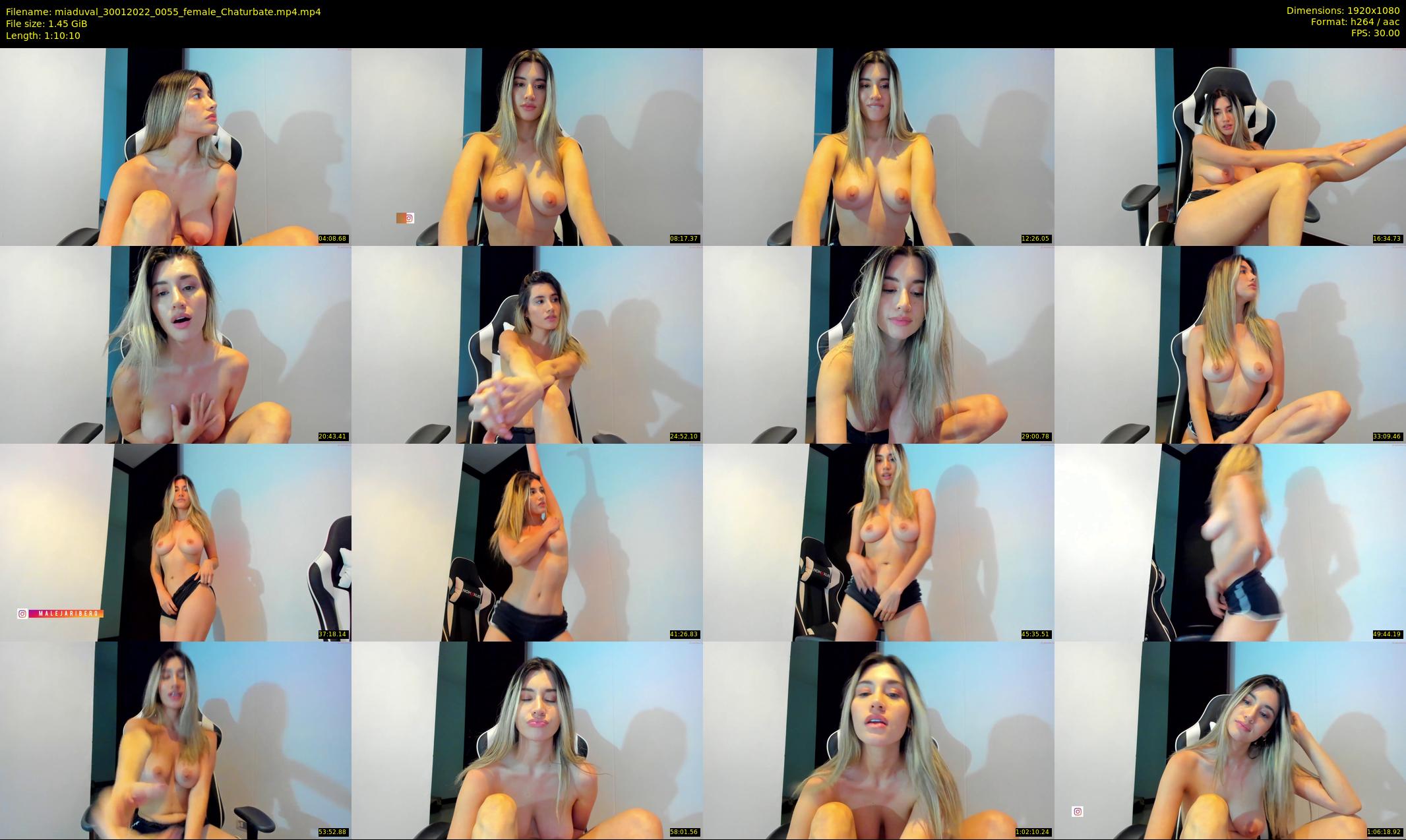 miaduval — 71 minute Chaturbate female cam show recording, 1080p, Jan 30, 2022