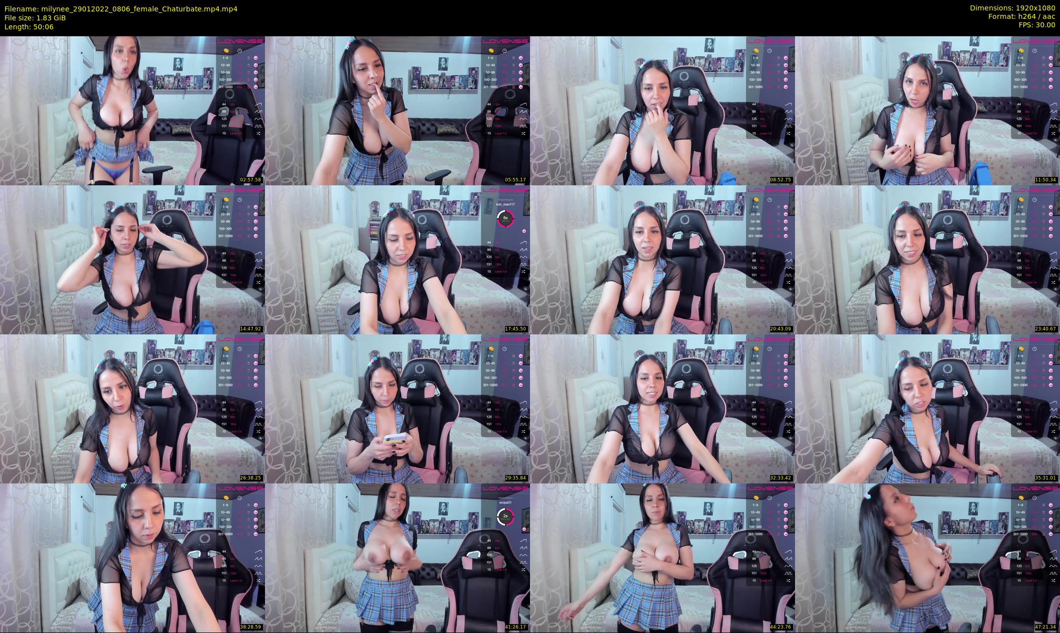 milynee — 51 minute Chaturbate female cam show recording, 1080p, Jan 29, 2022