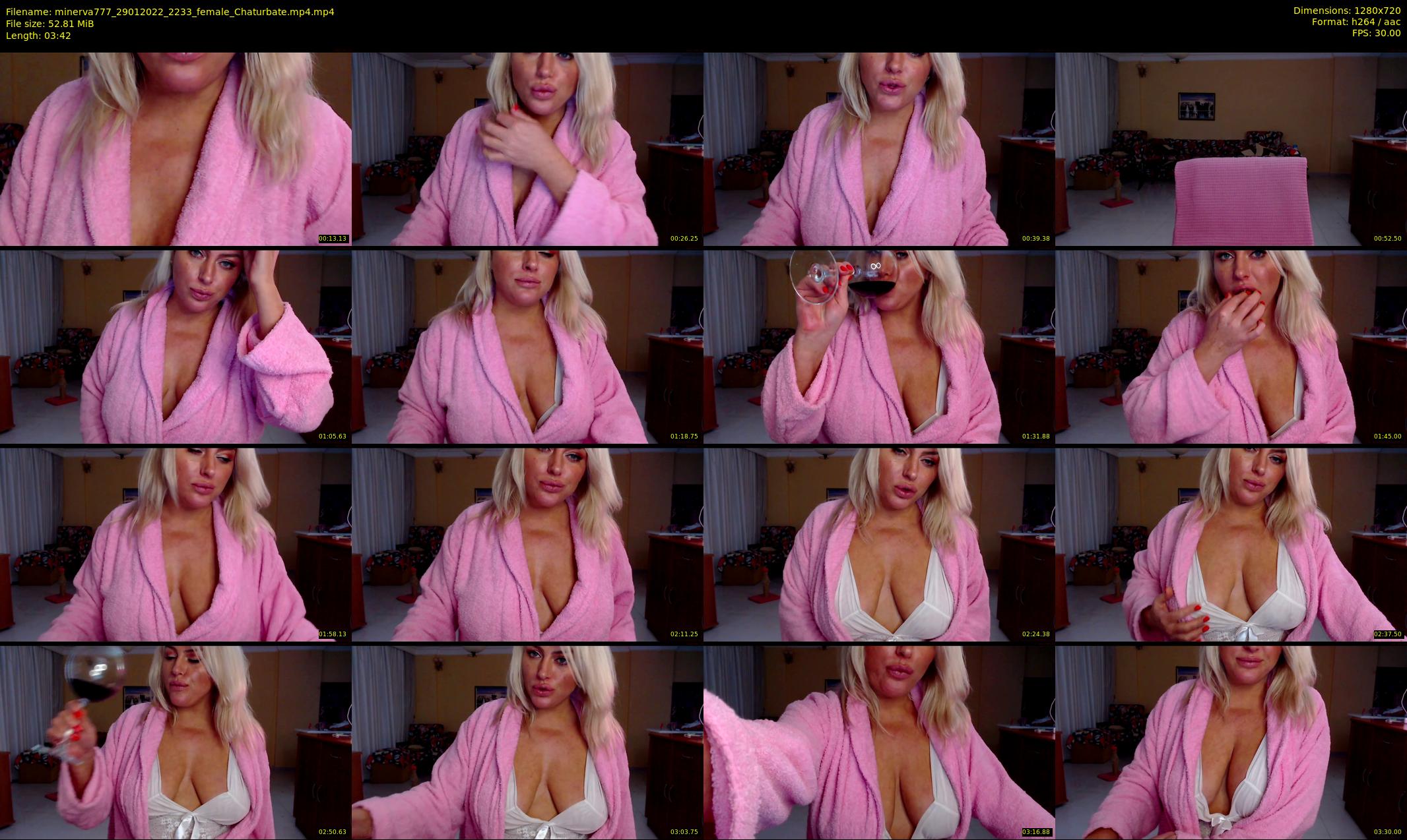 minerva777 — 4 minute Chaturbate female cam show recording, 720p, Jan 29, 2022