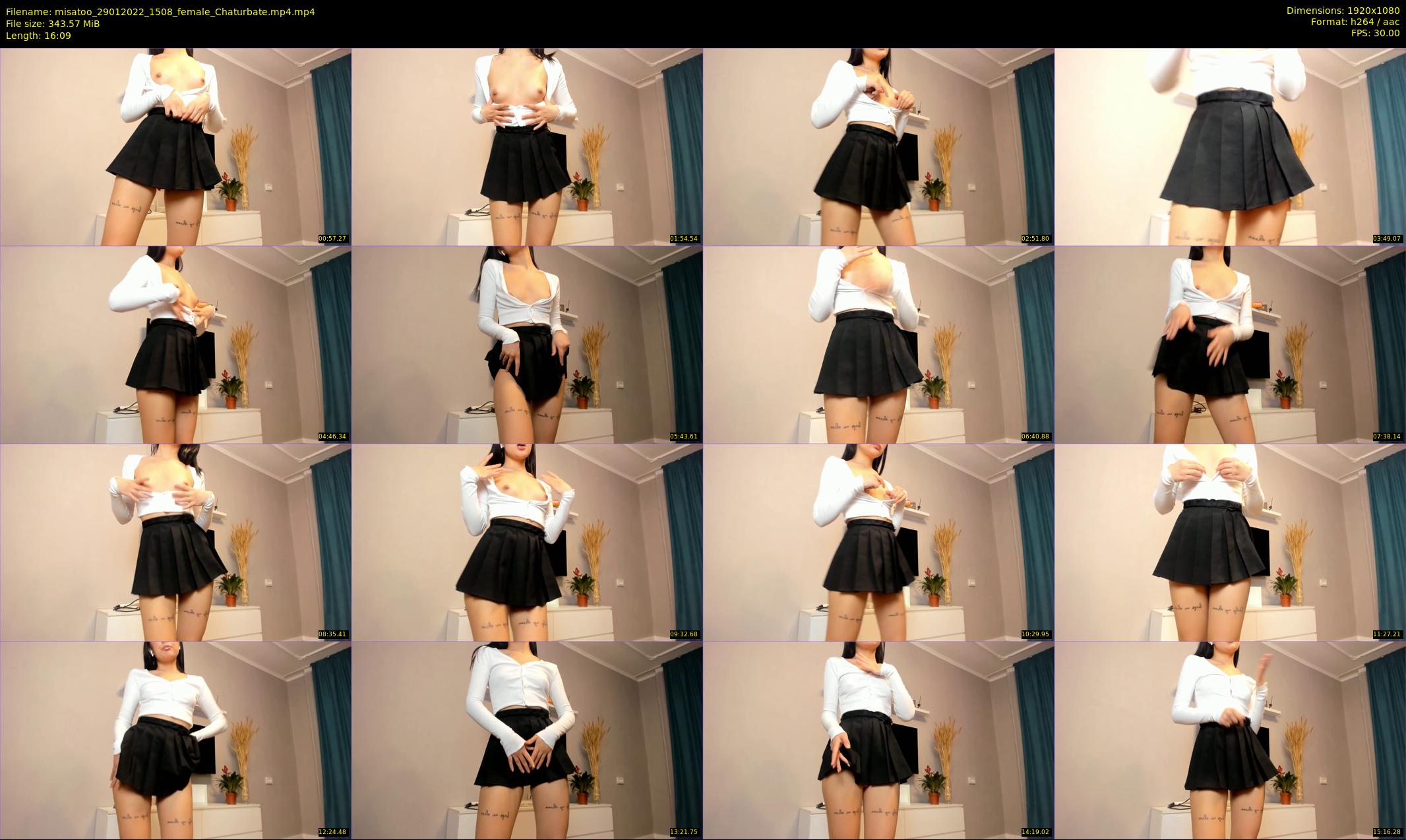misatoo — 17 minute Chaturbate female cam show recording, 1080p, Jan 29, 2022