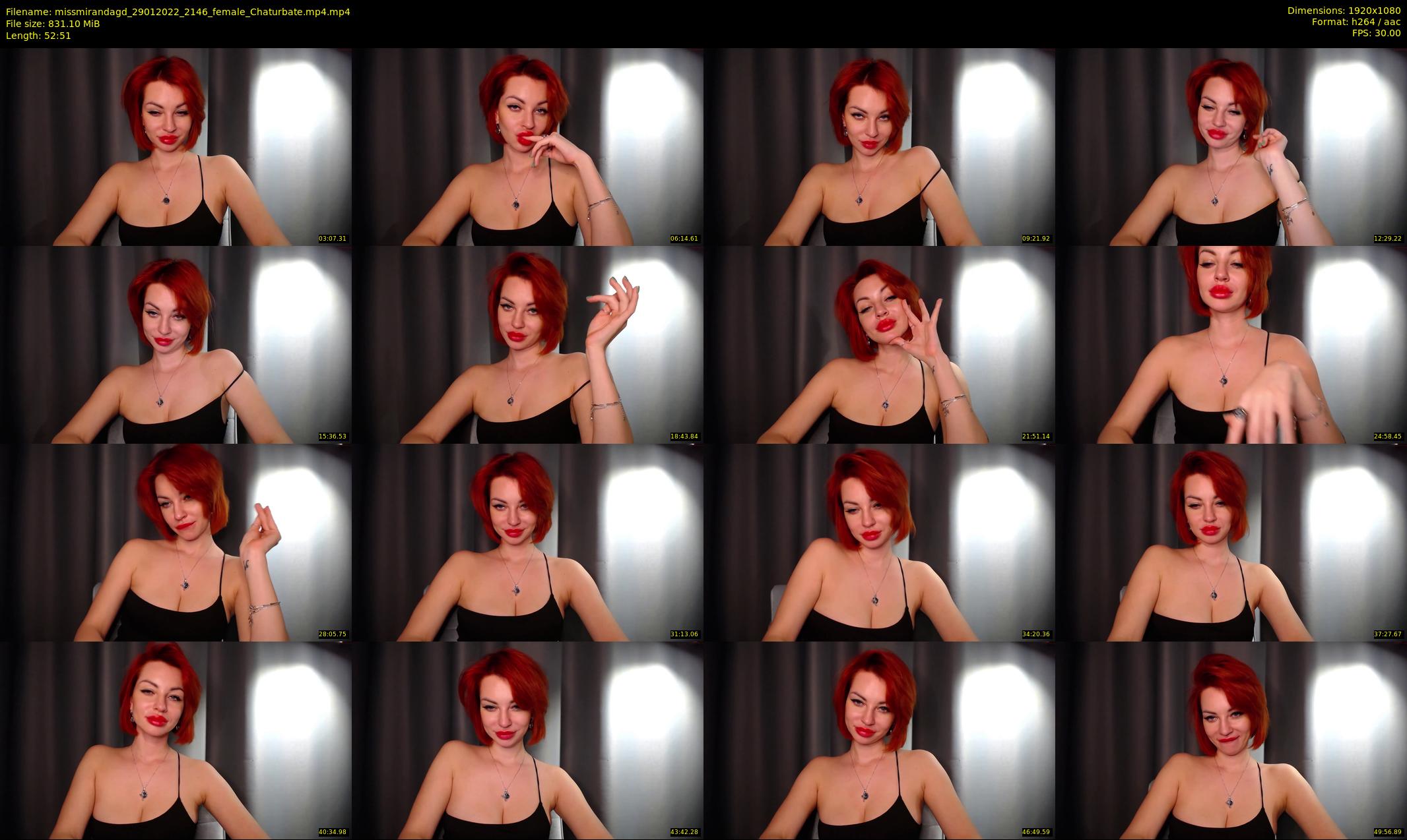missmirandagd — 53 minute Chaturbate female cam show recording, 1080p, Jan 29, 2022