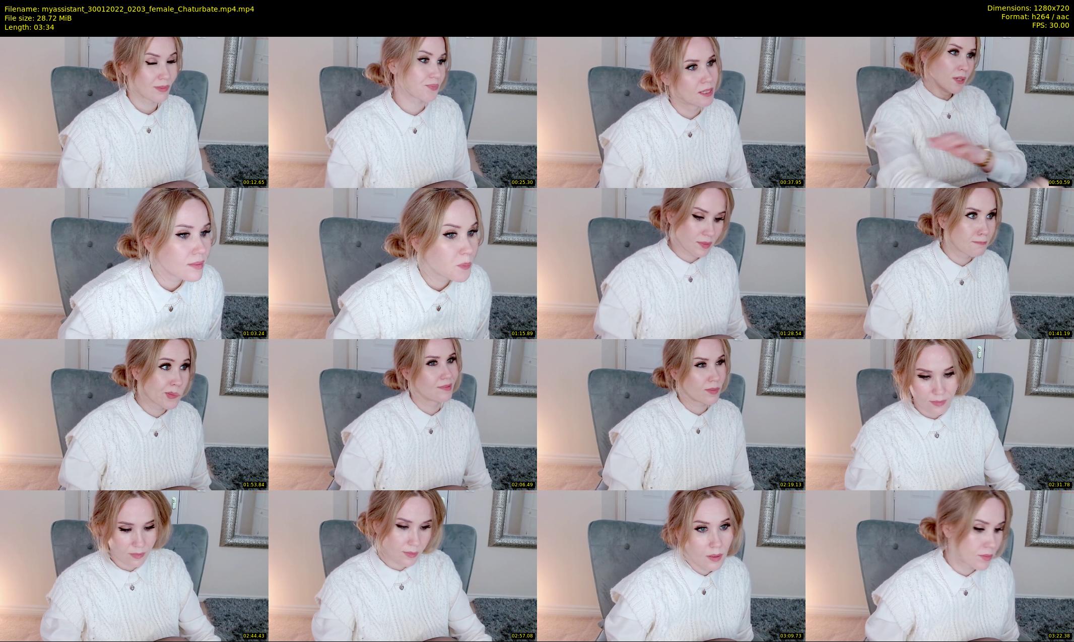 myassistant — 4 minute Chaturbate female cam show recording, 720p, Jan 30, 2022