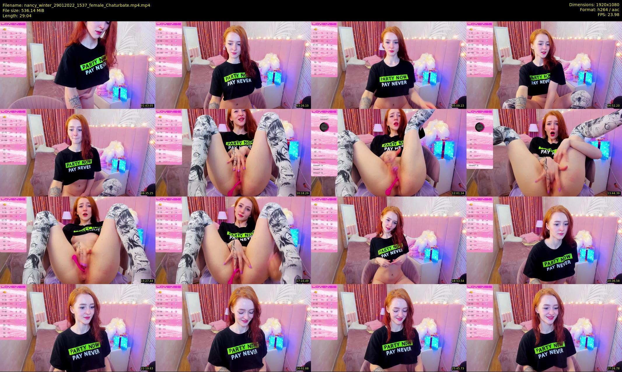 nancy_winter — 30 minute Chaturbate female cam show recording, 1080p, Jan 29, 2022