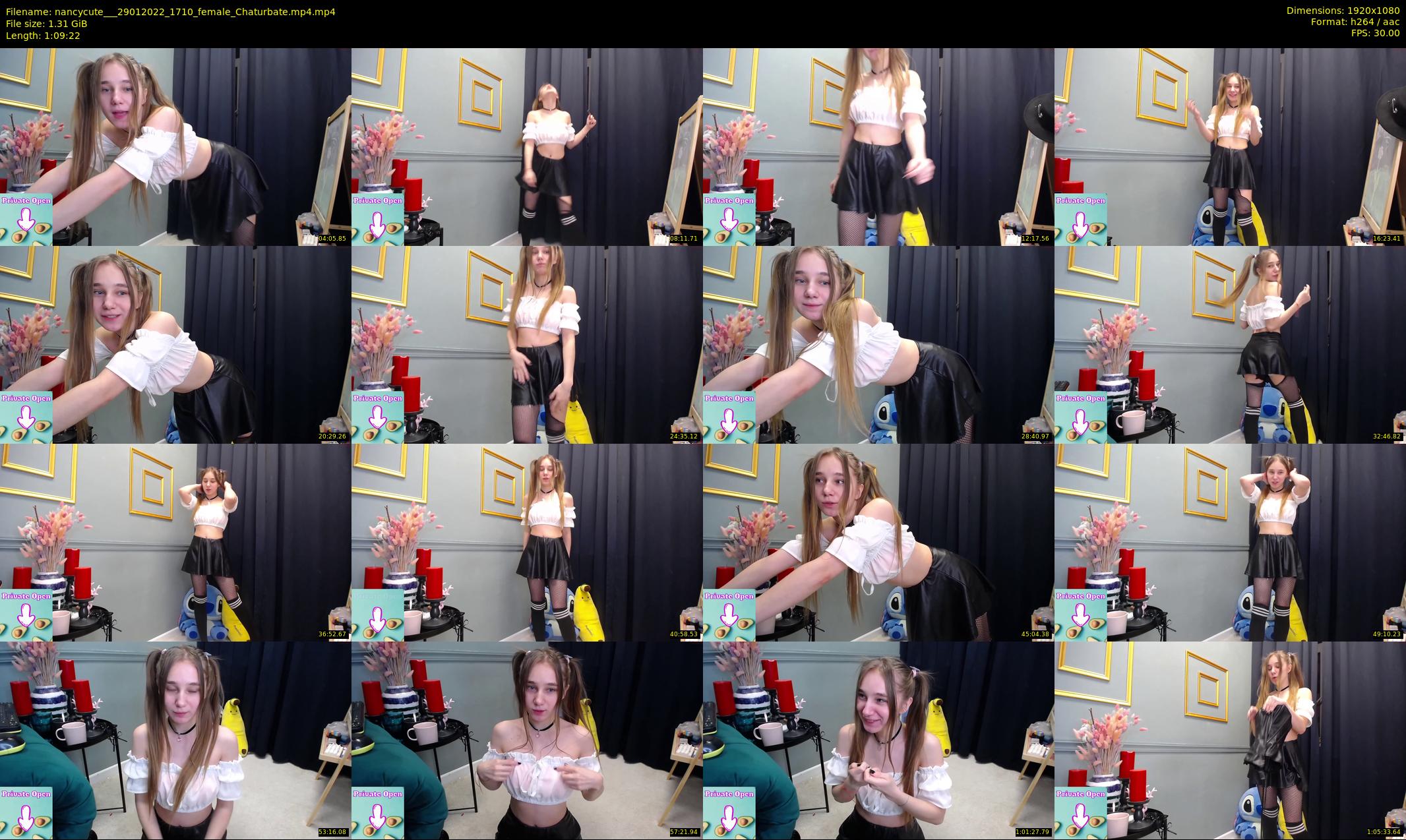 nancycute__ — 70 minute Chaturbate female cam show recording, 1080p, Jan 29, 2022